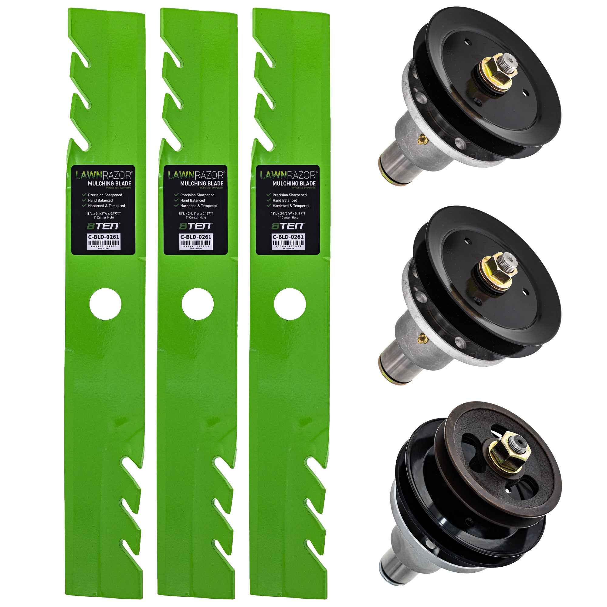 Blade Spindle Deck Kit for zOTHER Toro Exmark Stens MTD Cub Cadet Troy-Bilt Turf 8TEN MK1009633