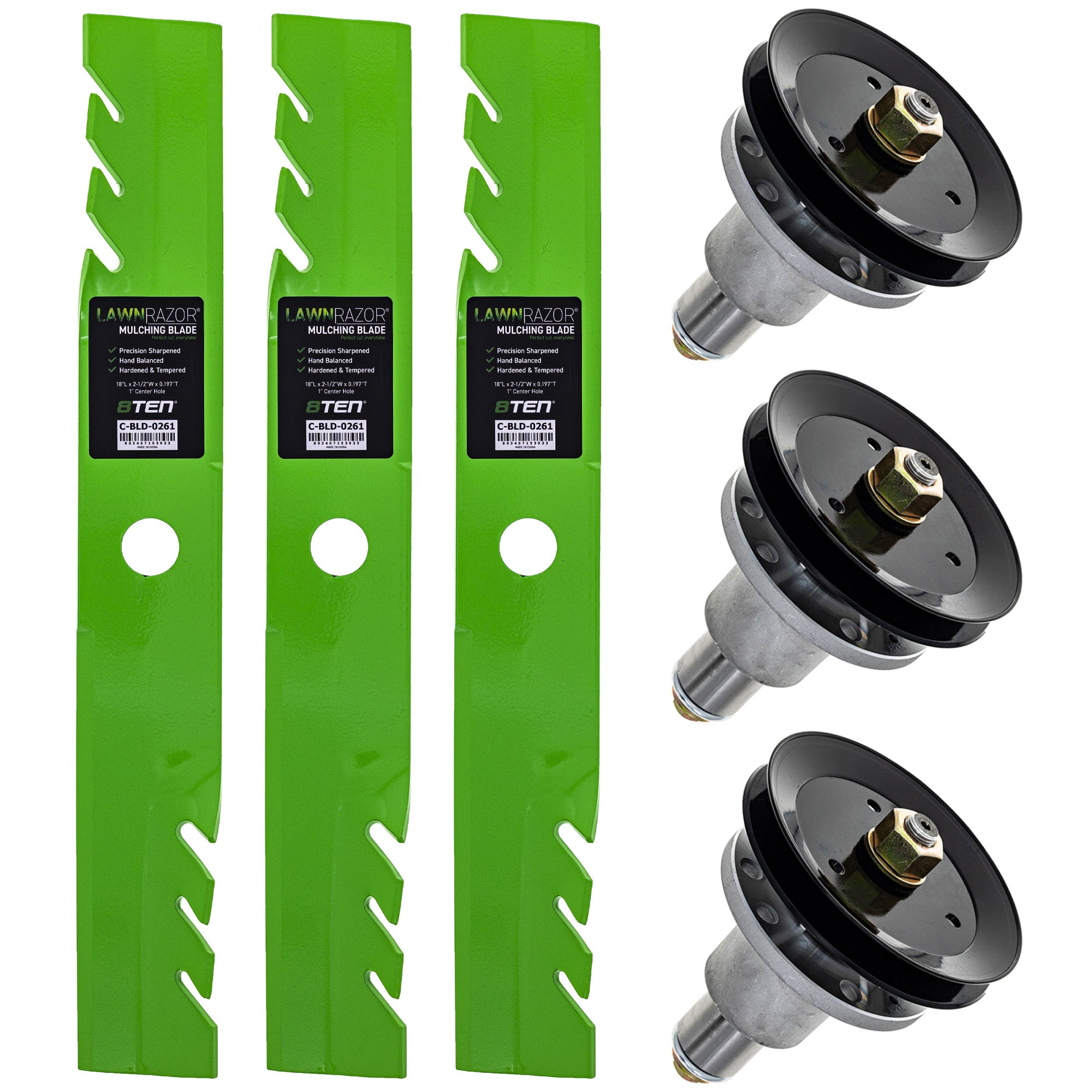 Blade Spindle Deck Kit for zOTHER Toro Exmark Stens Oregon Turf Lazer 8TEN MK1009634