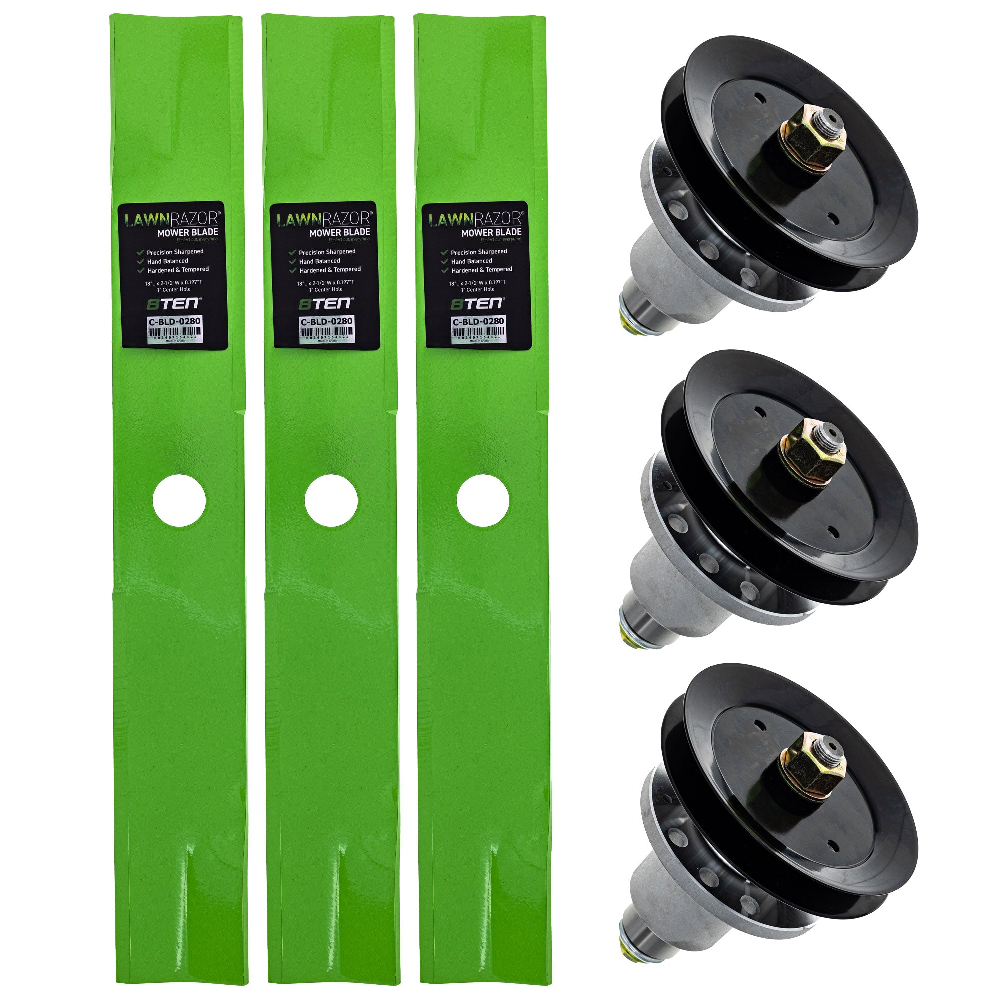 Blade Spindle Deck Kit for zOTHER Toro Exmark Stens Oregon Lazer 8TEN MK1009646