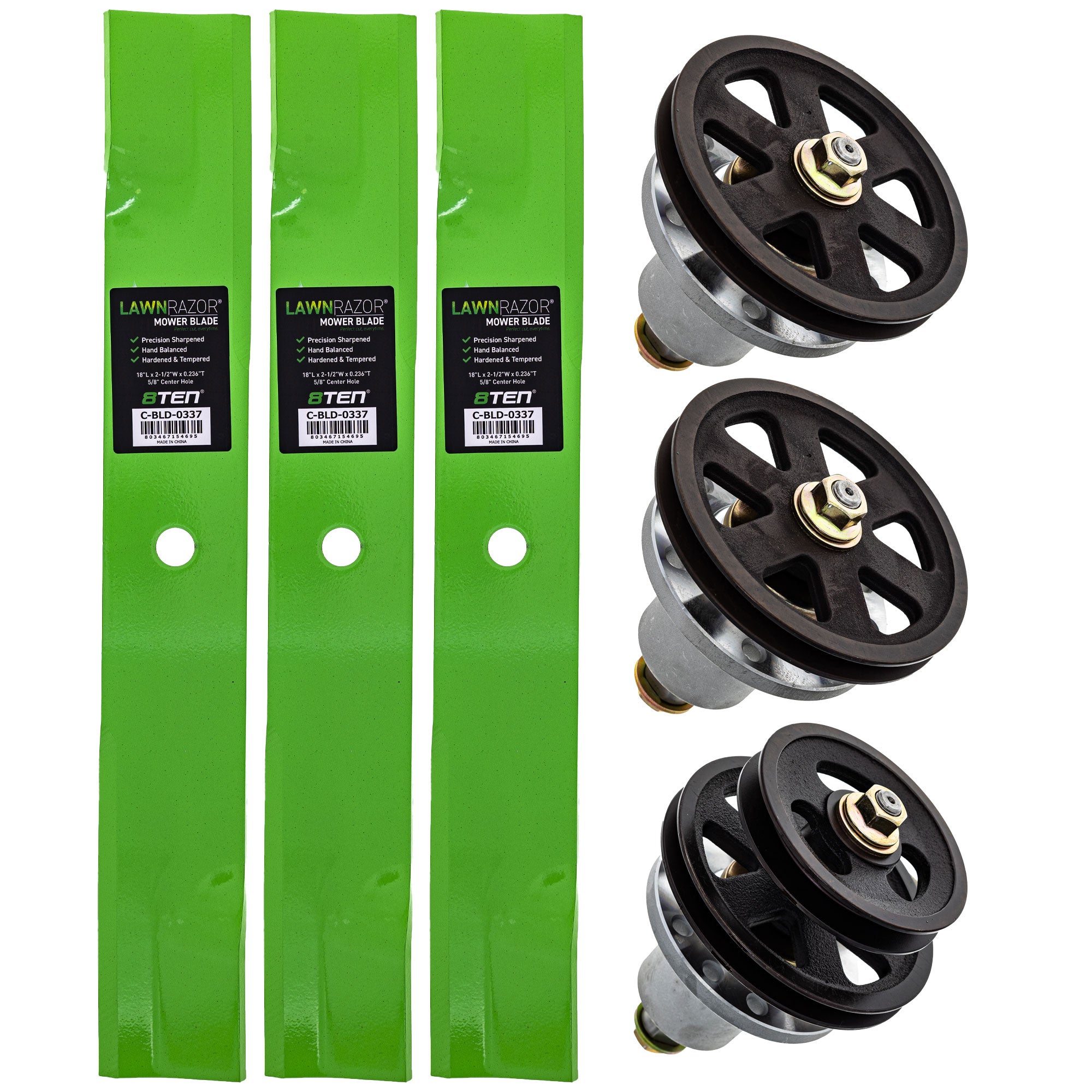 Blade Spindle Deck Kit for Stens Bad Boy Turf 8TEN MK1009653