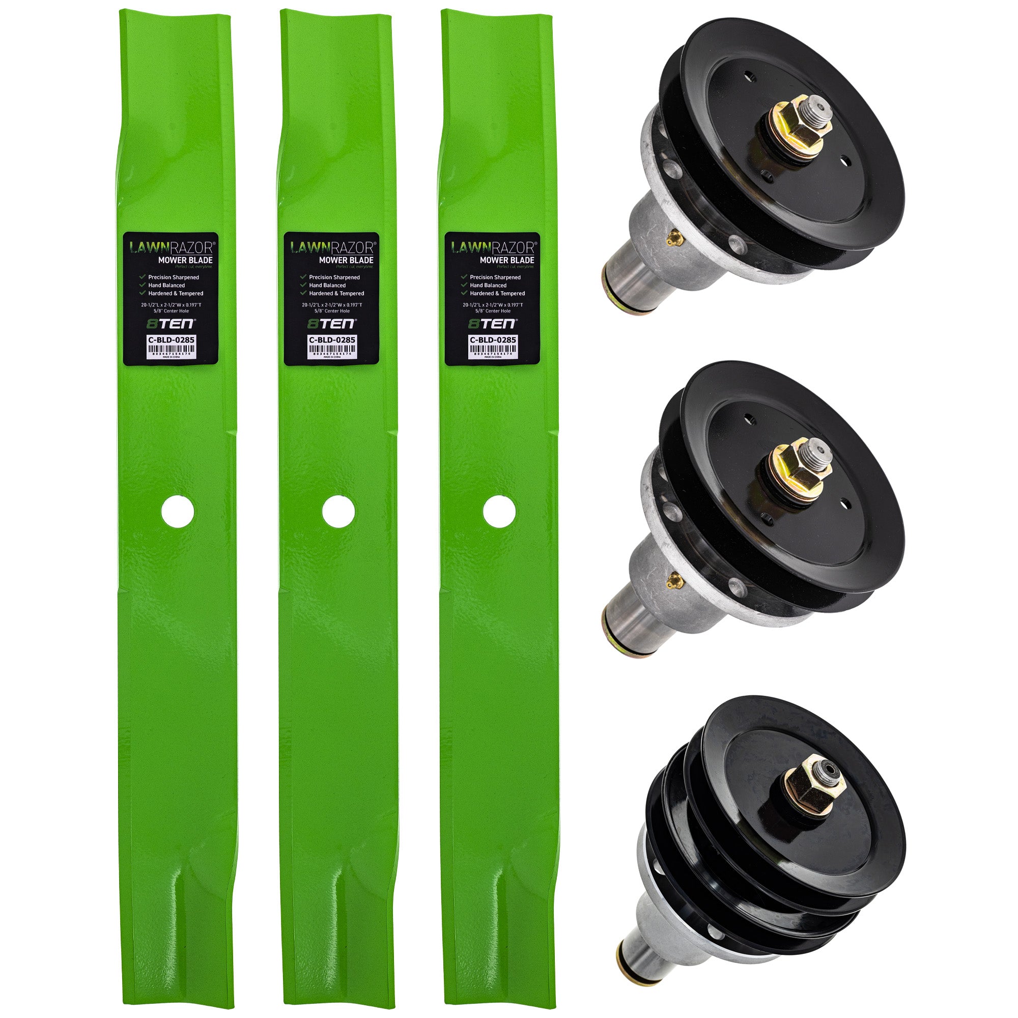 Blade Spindle Deck Kit for zOTHER Stens Bad Boy Turf 8TEN MK1009683