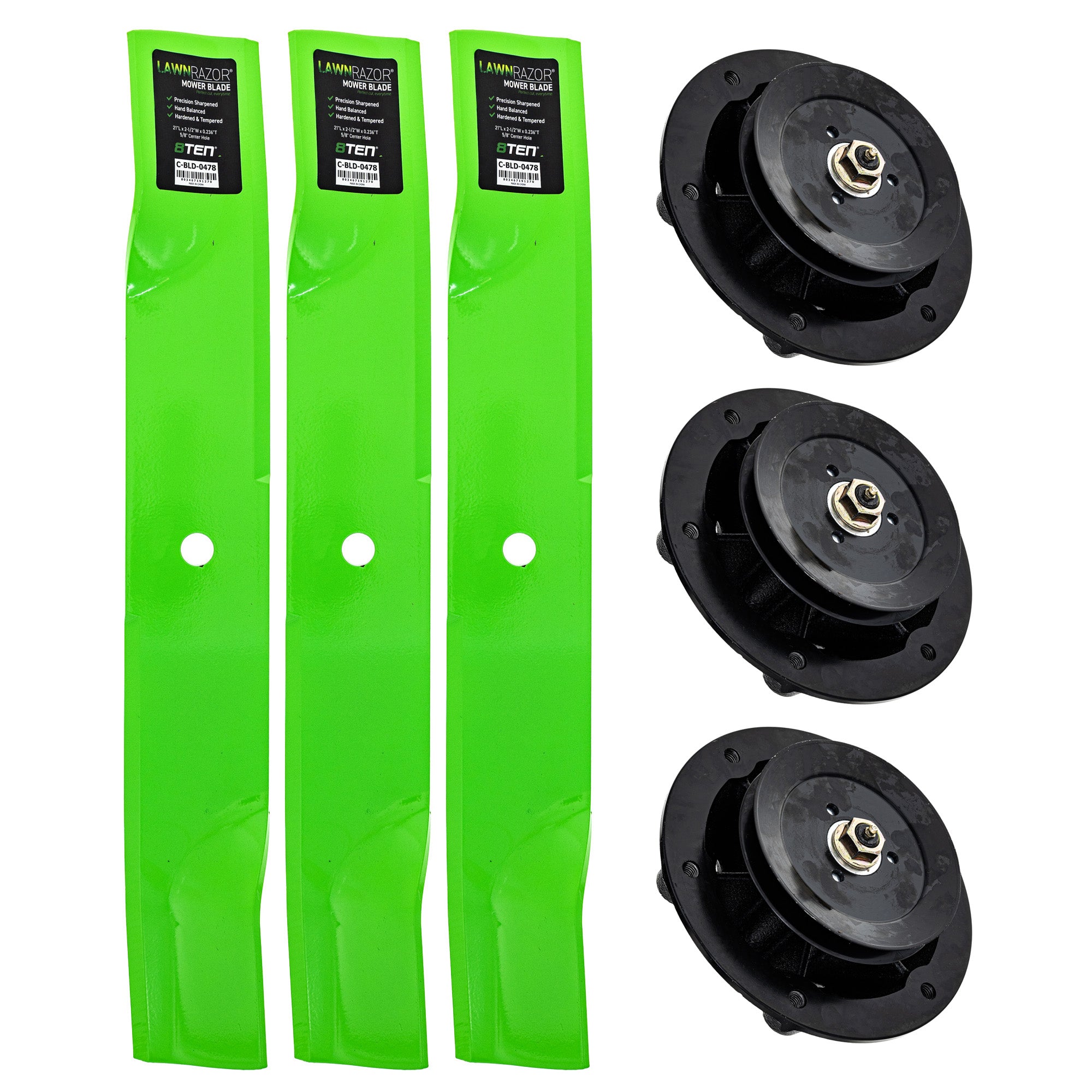 Blade Spindle Deck Kit for zOTHER Walbro Toro Exmark Oregon Liquid Combustion Technology 8TEN MK1009688
