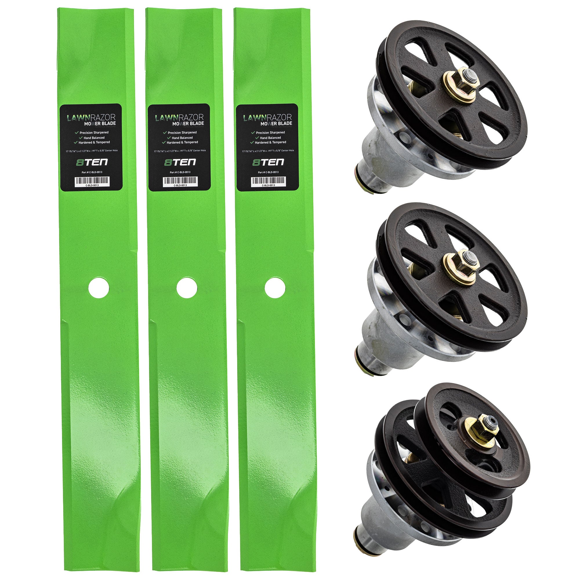 Blade Spindle Deck Kit for zOTHER Walbro Toro Exmark Stens Oregon Liquid Combustion 8TEN MK1009690