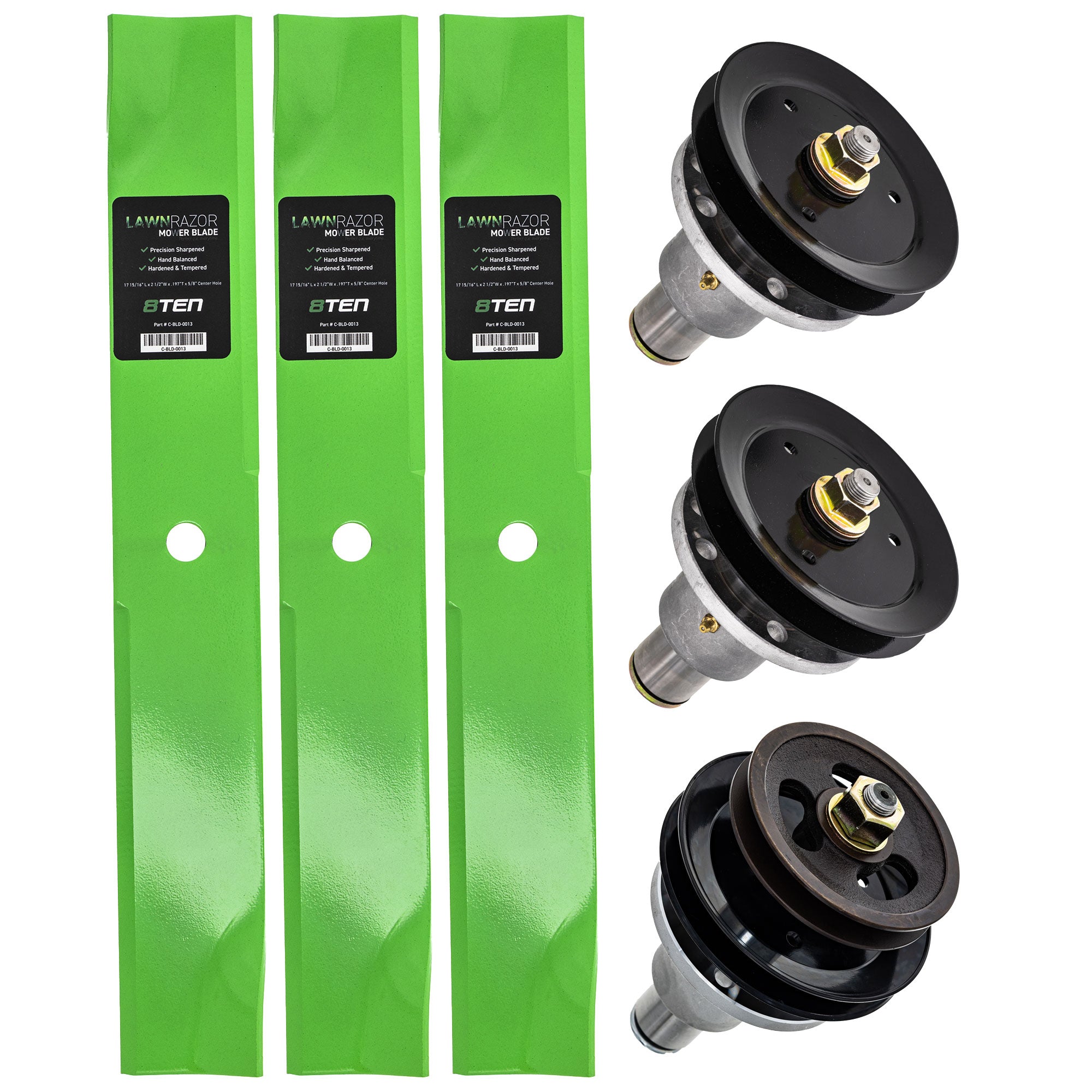 Blade Spindle Deck Kit for zOTHER Trail Mate Stens Oregon MTD Cub Cadet Troy-Bilt Turf 8TEN MK1009691