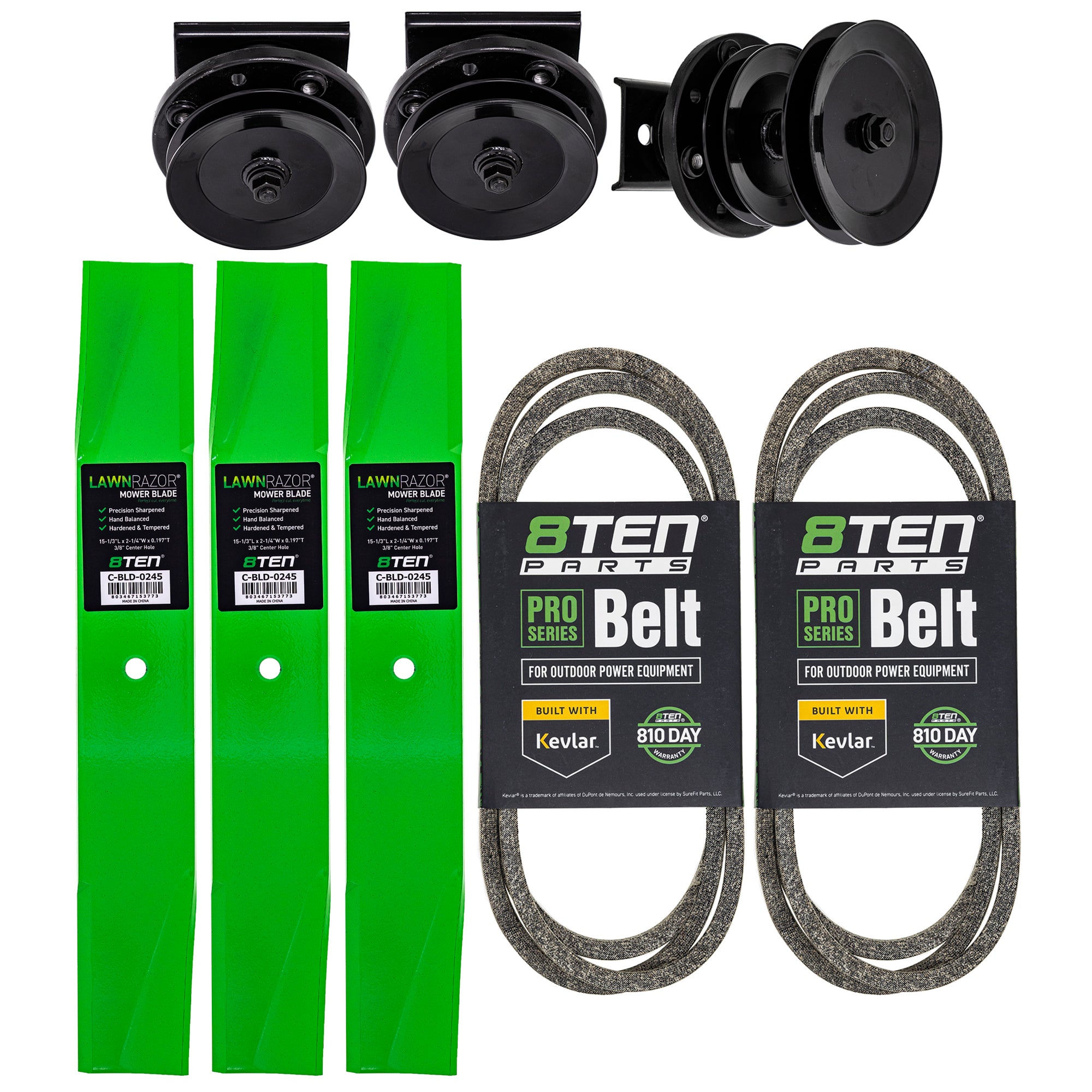 Blade Spindle Belt Deck Kit for zOTHER Stens Oregon Husqvarna Poulan Craftsman AYP RedMax 8TEN MK1009720