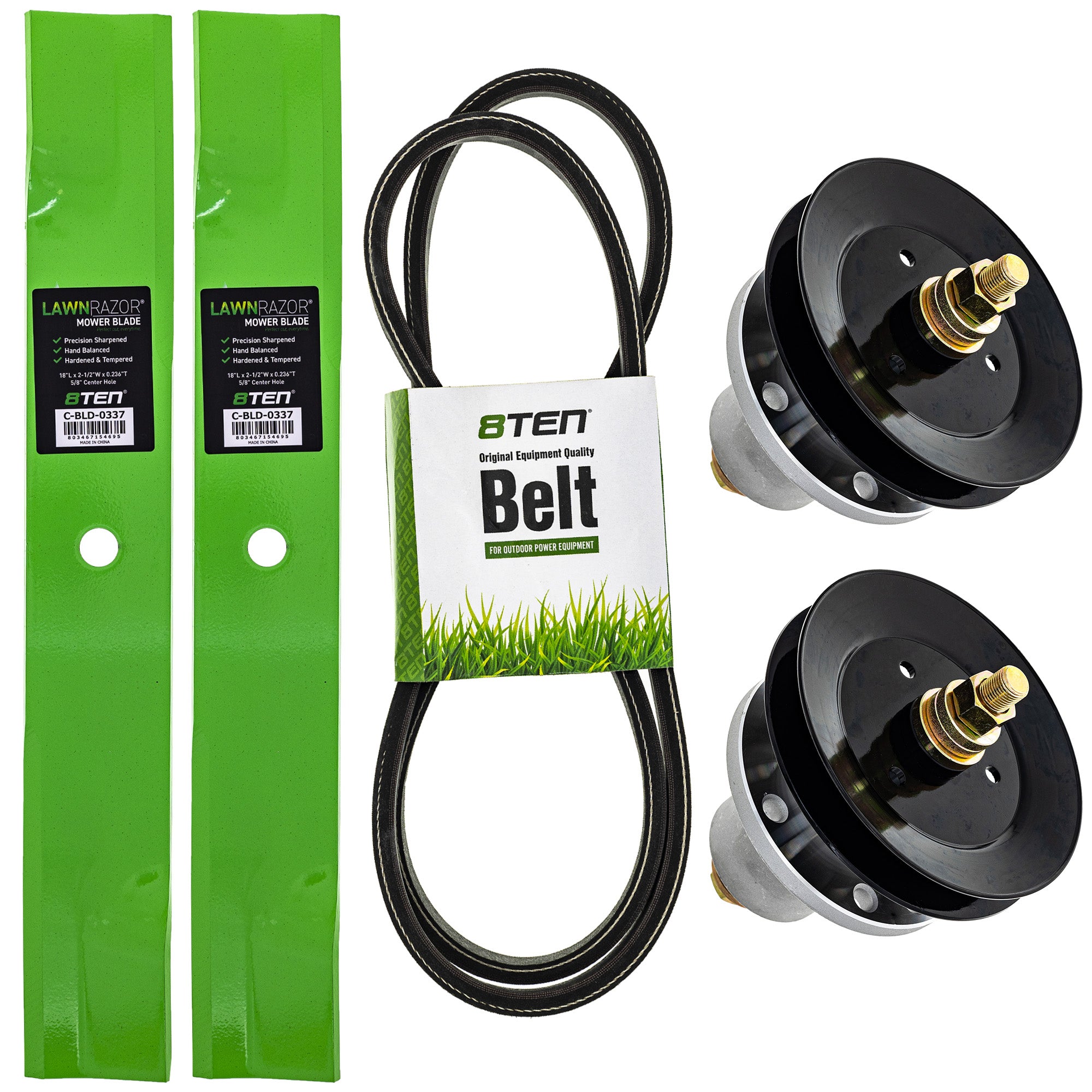Blade Spindle Belt Deck Kit for zOTHER Toro Exmark Stens Oregon Metro 8TEN MK1009742
