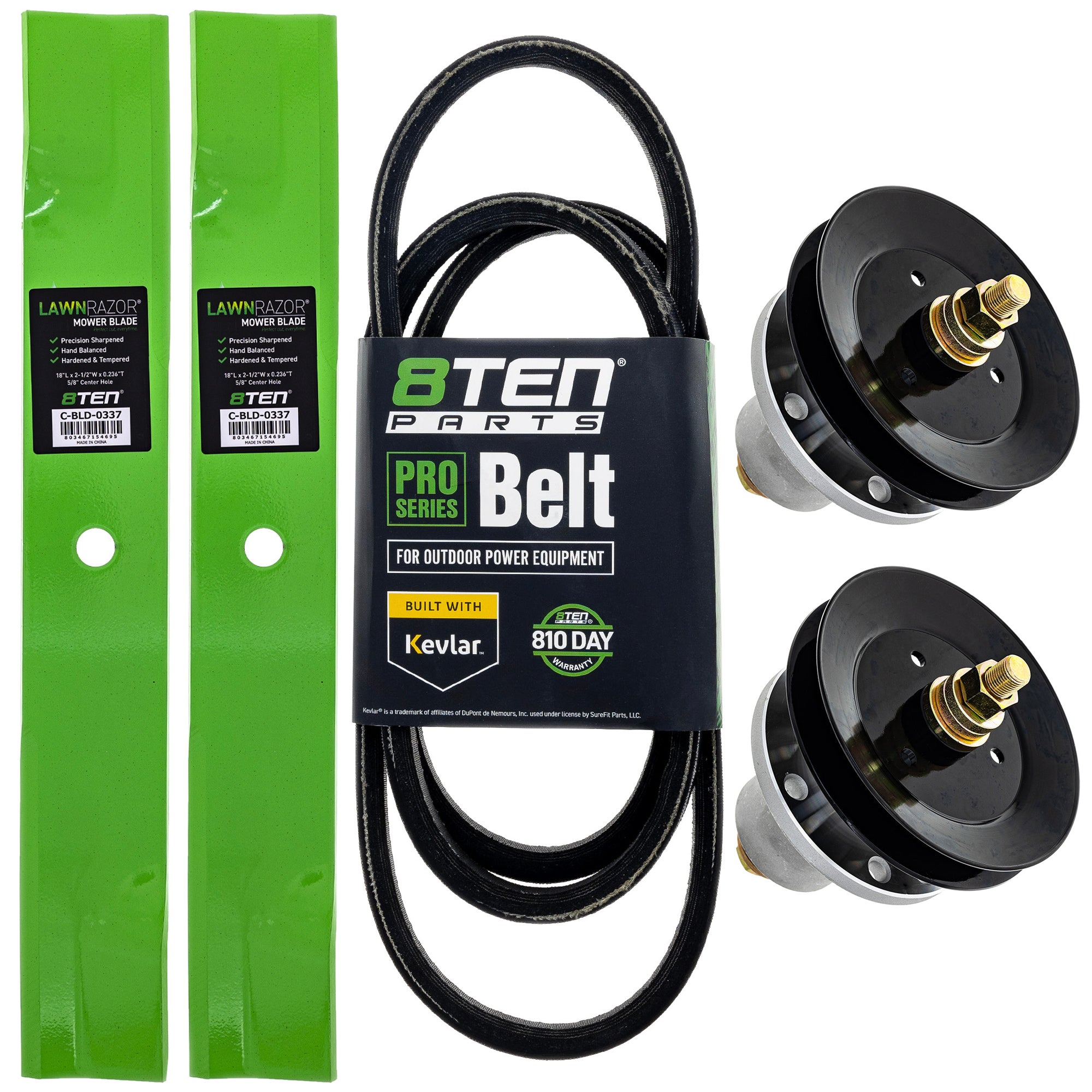 Blade Spindle Belt Deck Kit for zOTHER Toro Exmark Stens Oregon Metro 8TEN MK1009742