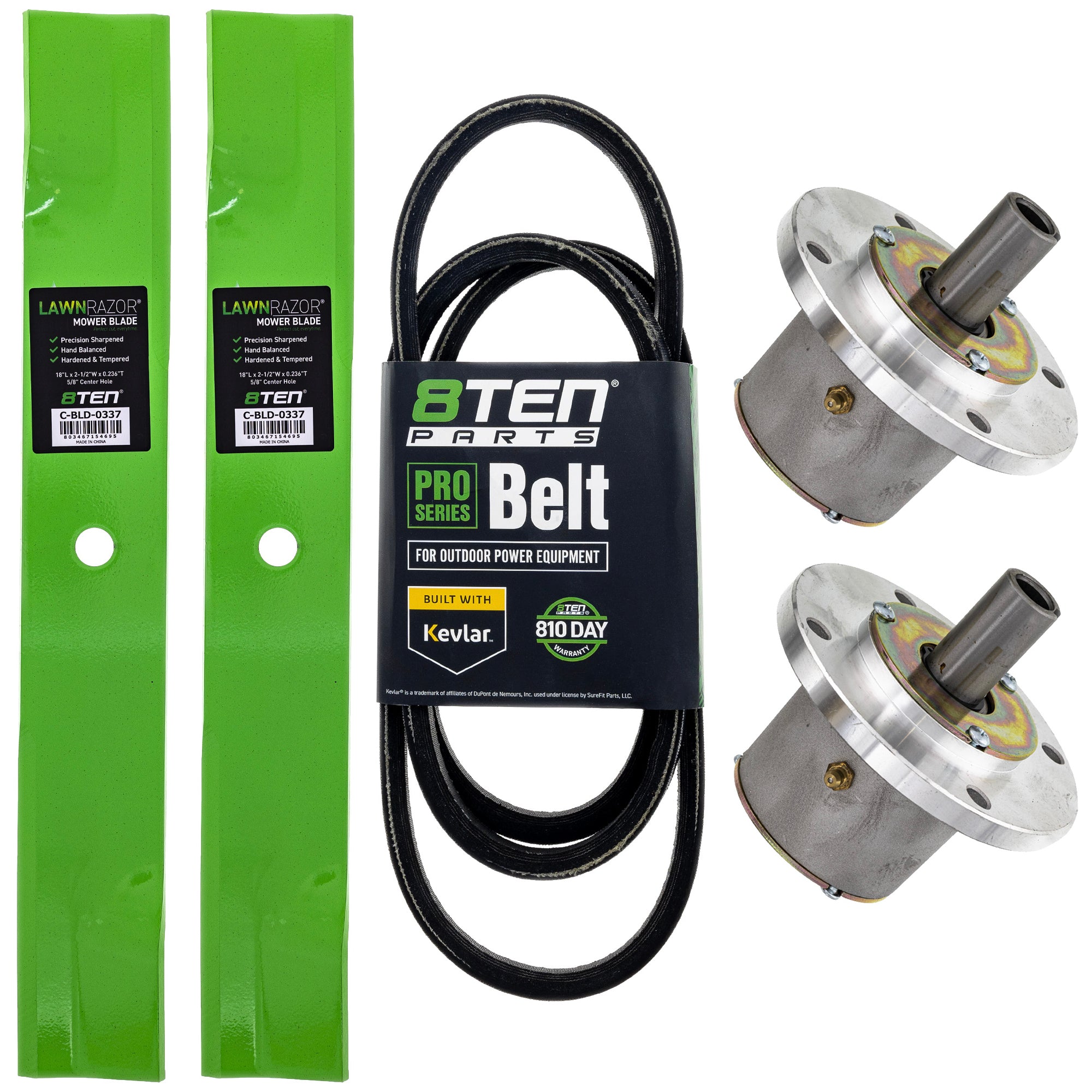 Blade Spindle Belt Deck Kit for zOTHER Toro Exmark Stens Oregon Metro 8TEN MK1009744