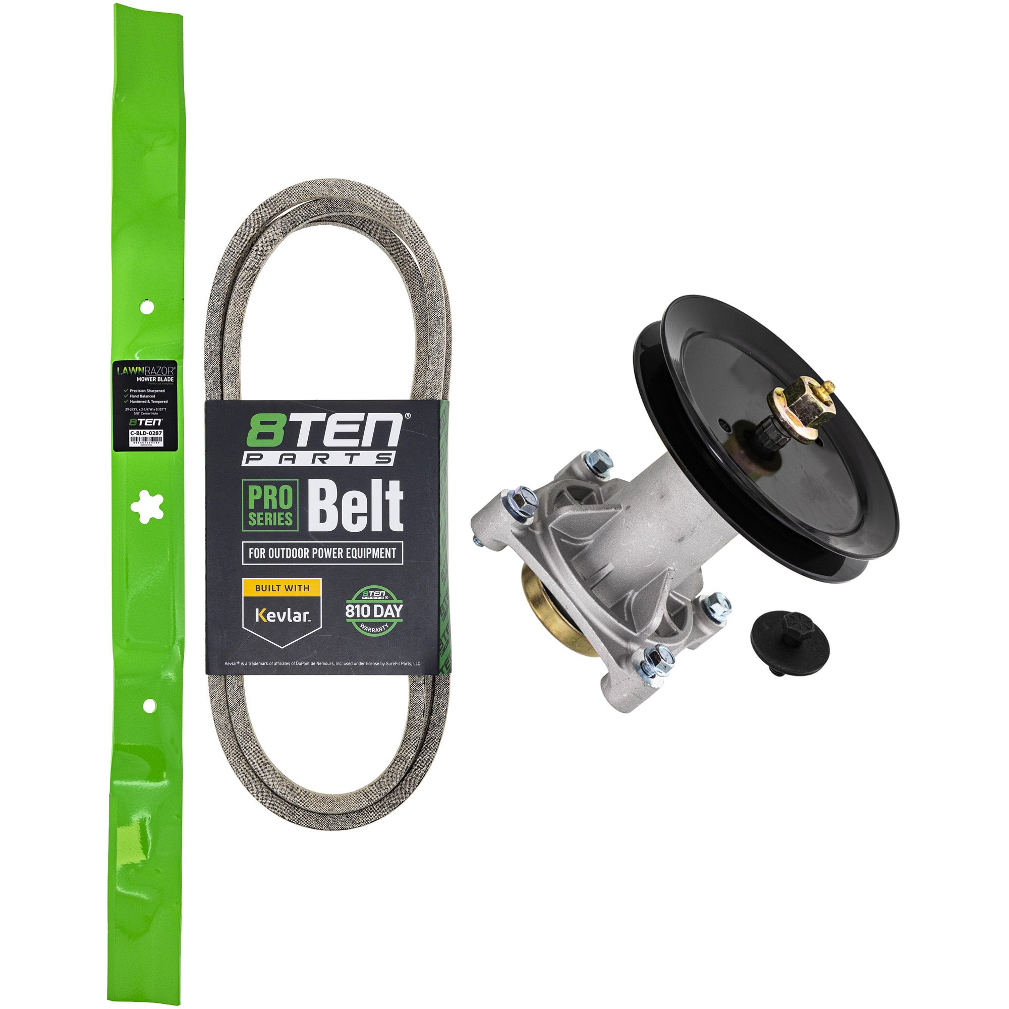 Blade Spindle Belt Deck Kit for zOTHER Stens Oregon Husqvarna Poulan Craftsman AYP RedMax 8TEN MK1009766