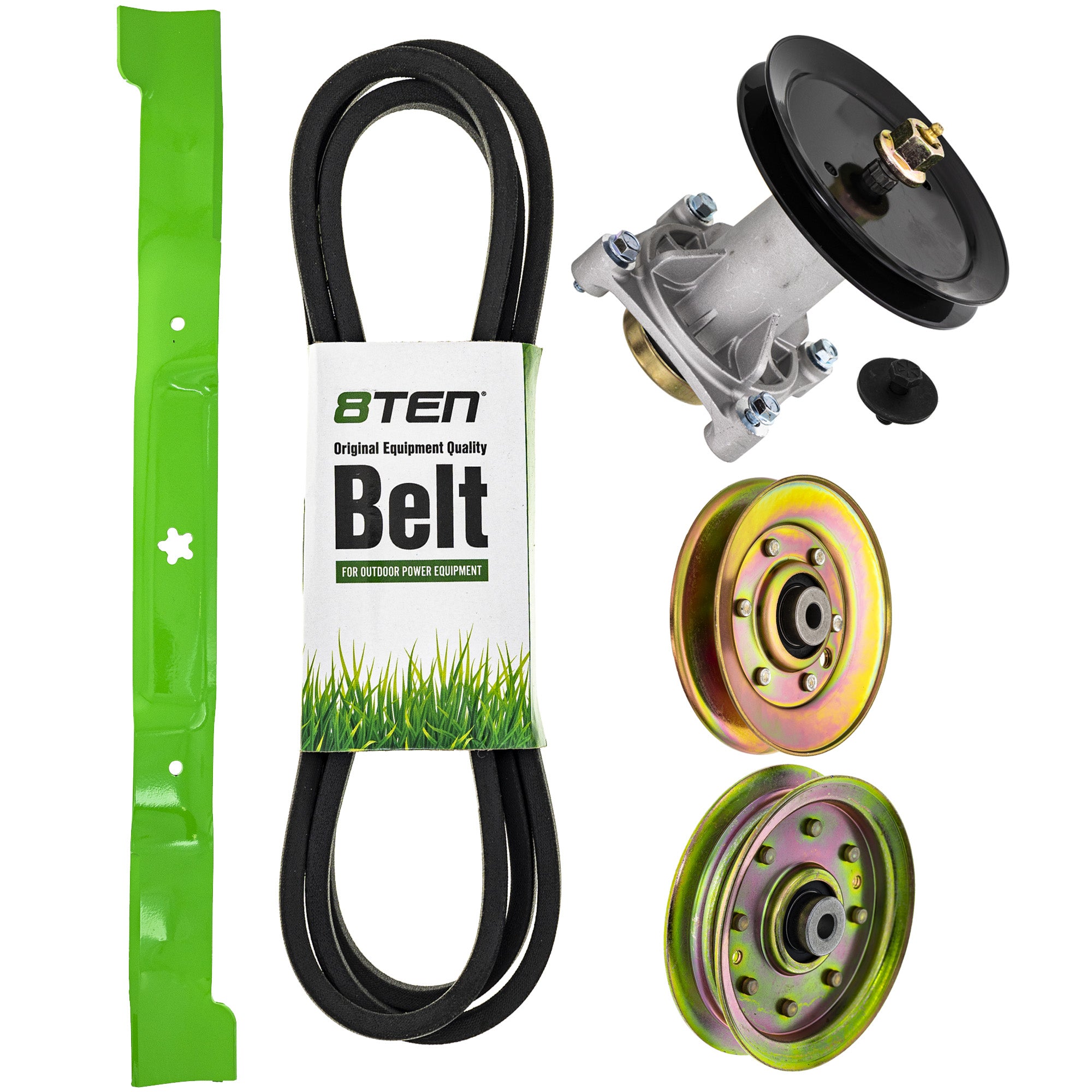 Blade Spindle Belt Idler Deck Kit for zOTHER Stens Oregon Husqvarna Poulan Craftsman AYP 8TEN MK1009806