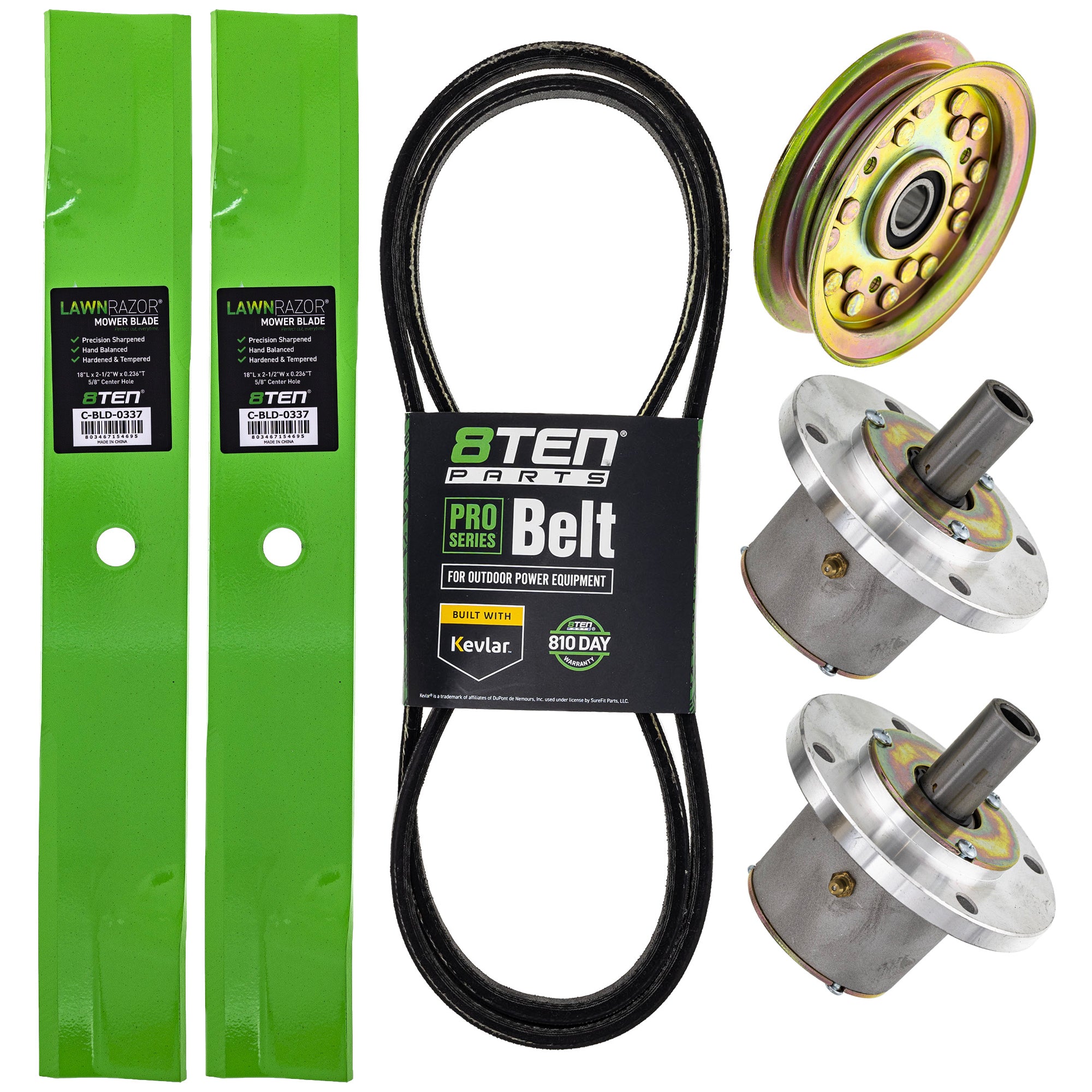Blade Spindle Belt Idler Deck Kit for zOTHER Toro Exmark Stens Oregon Viking 8TEN MK1009817