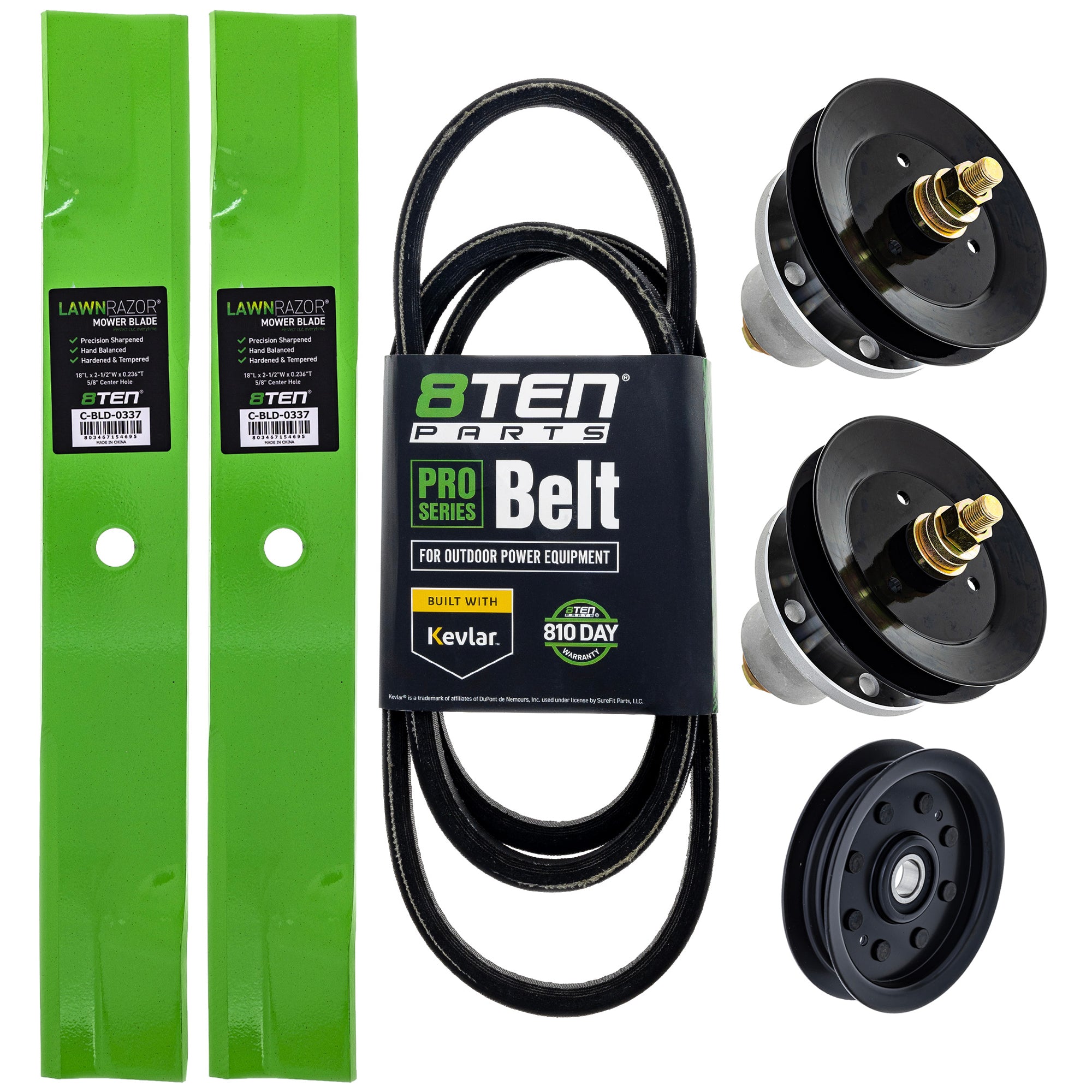 Blade Spindle Belt Idler Deck Kit for zOTHER Oregon Ariens Gravely Metro 8TEN MK1009825
