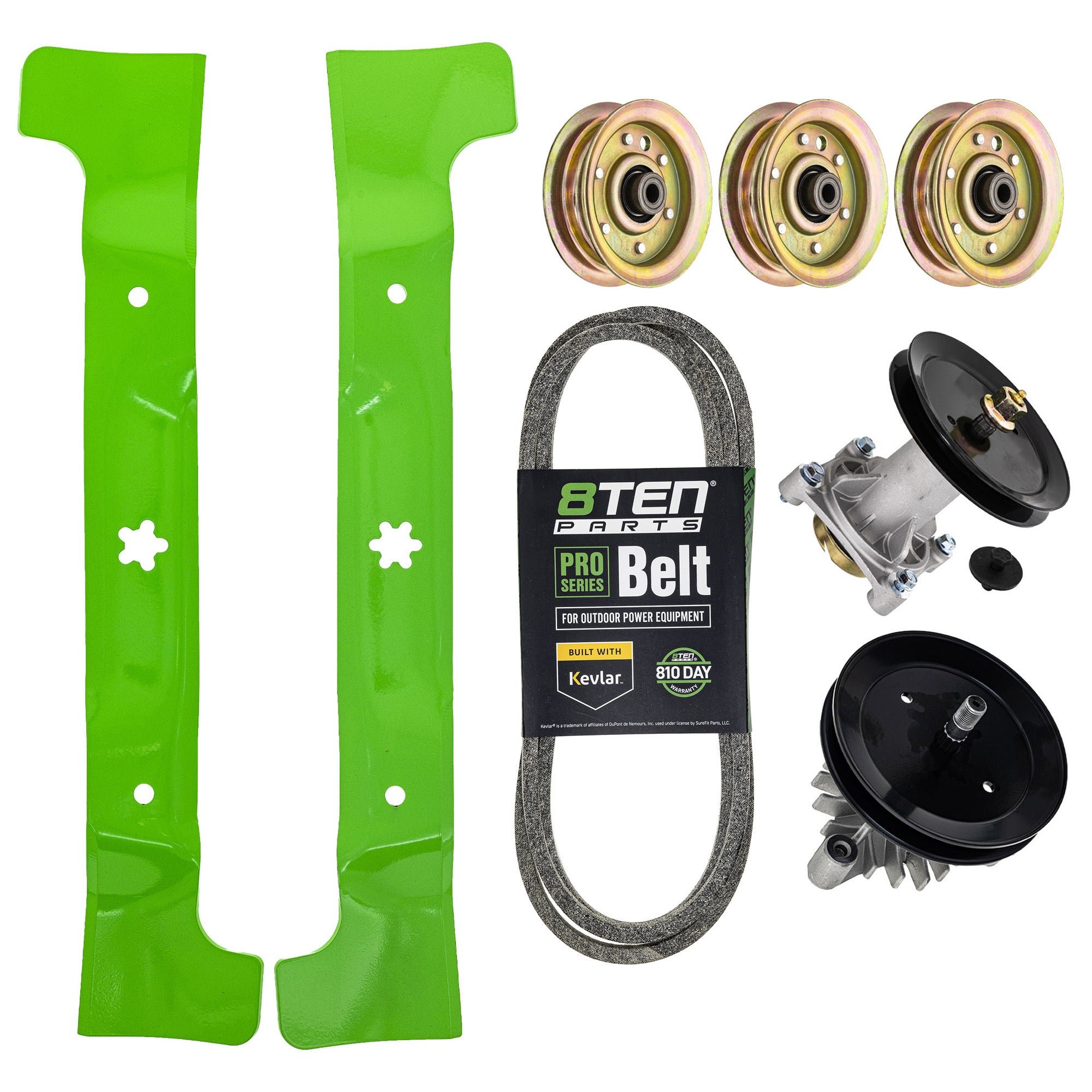 Blade Spindle Belt Idler Deck Kit for zOTHER Stens Oregon John Deere YTH220 YTH200 WB53SE 8TEN MK1009838