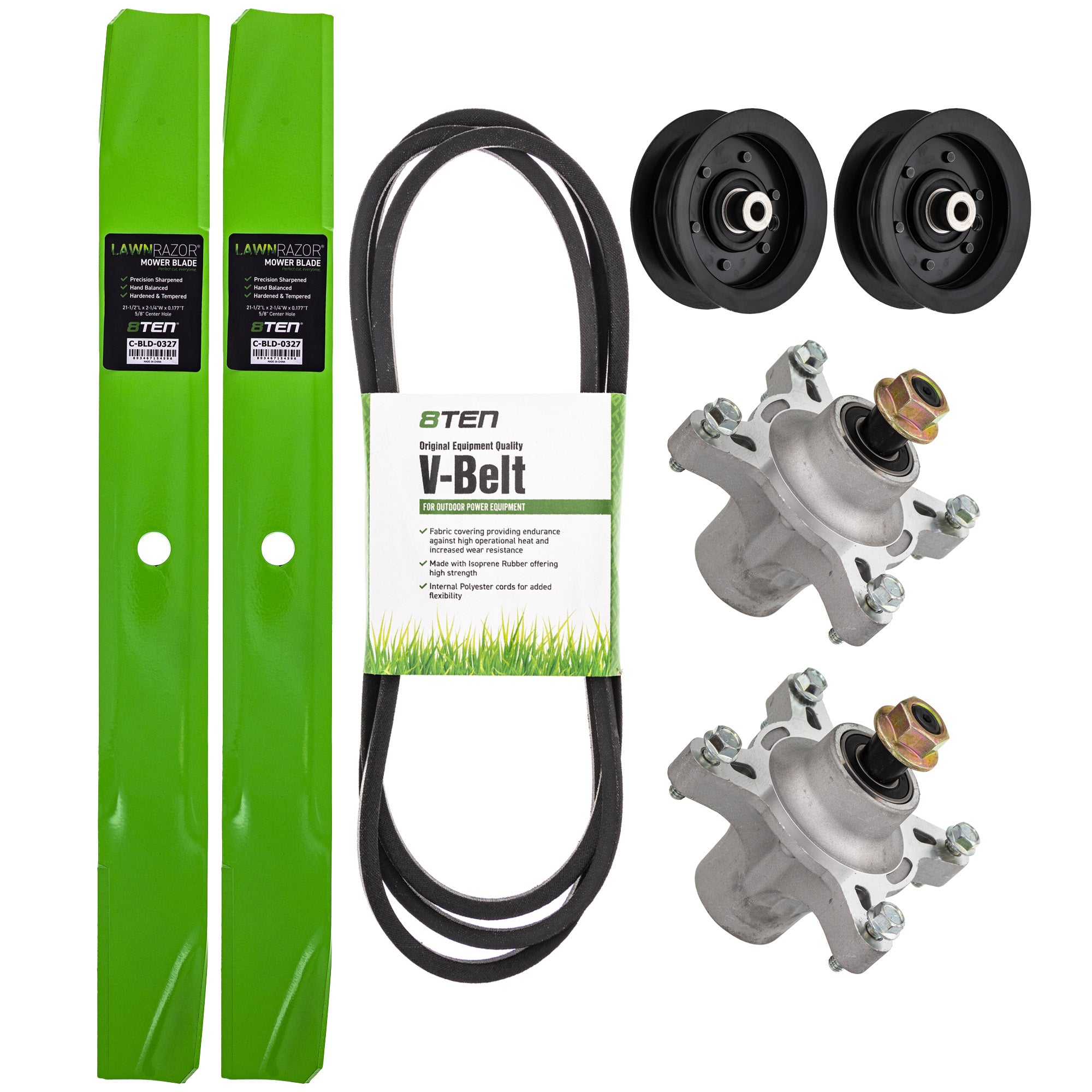 Blade Spindle Belt Idler Deck Kit for Toro Exmark Stens Oregon TimeCutter 8TEN MK1009848