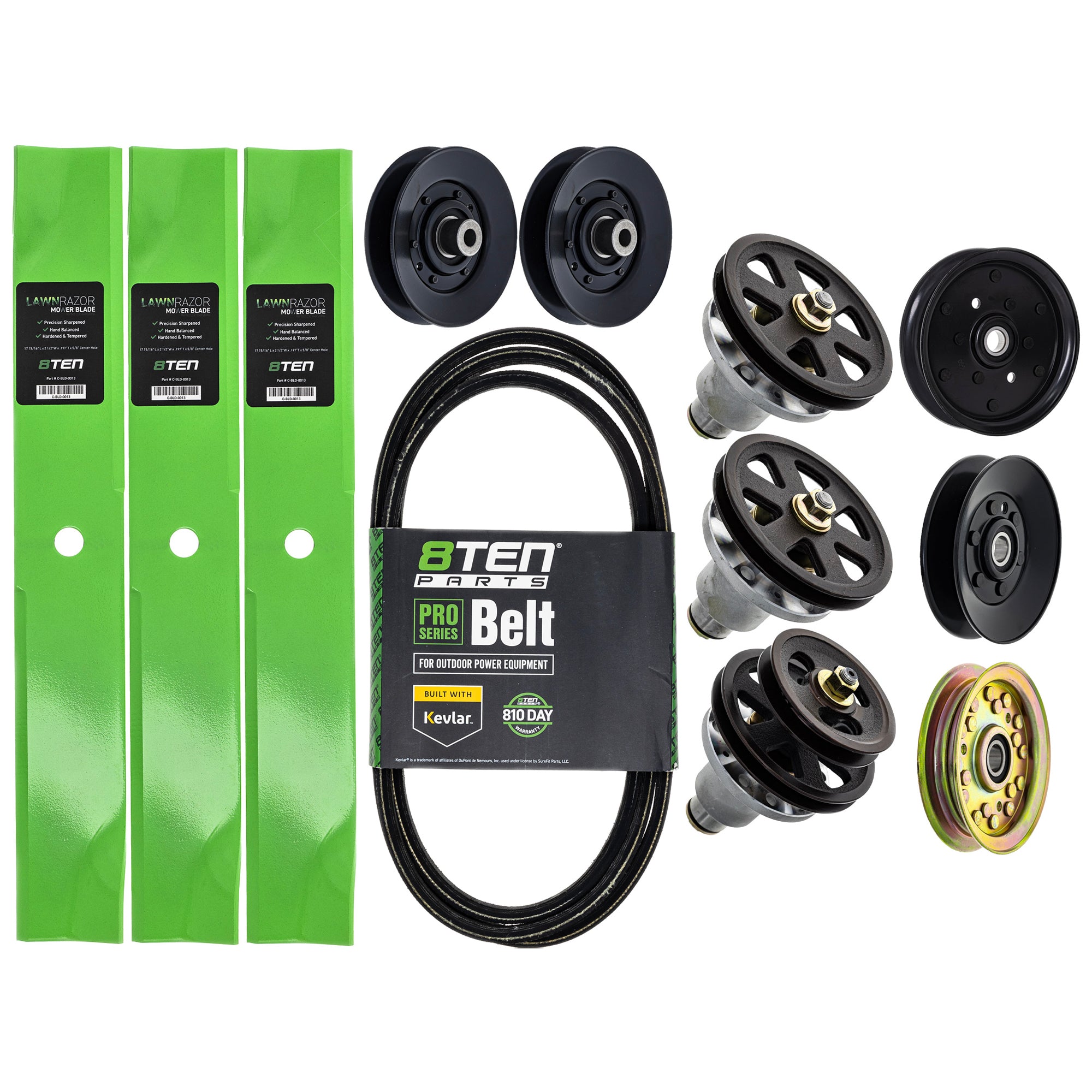 Blade Spindle Belt Idler Deck Kit for zOTHER Stens MTD Cub Cadet Troy-Bilt 8TEN MK1009850