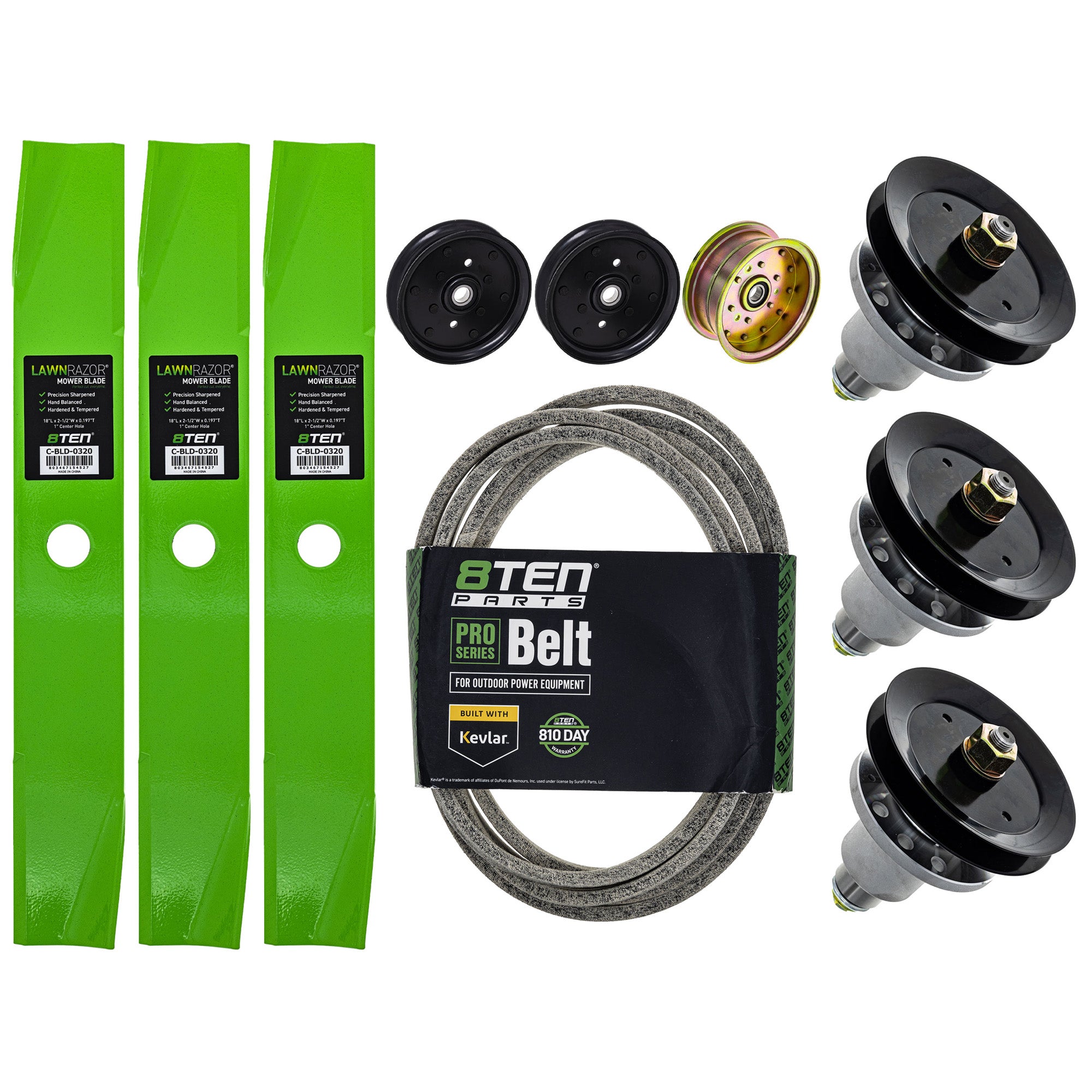 Blade Spindle Belt Idler Deck Kit for zOTHER Trail Mate Stens Oregon MTD Cub Cadet 8TEN MK1009852