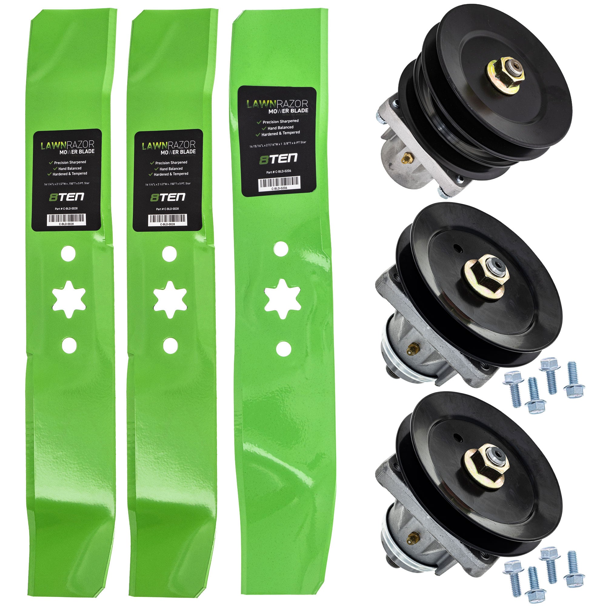 Blade Spindle Deck Kit for zOTHER Wright Stander Walbro Toro Exmark Snapper SIMPLICITY 8TEN MK1009892