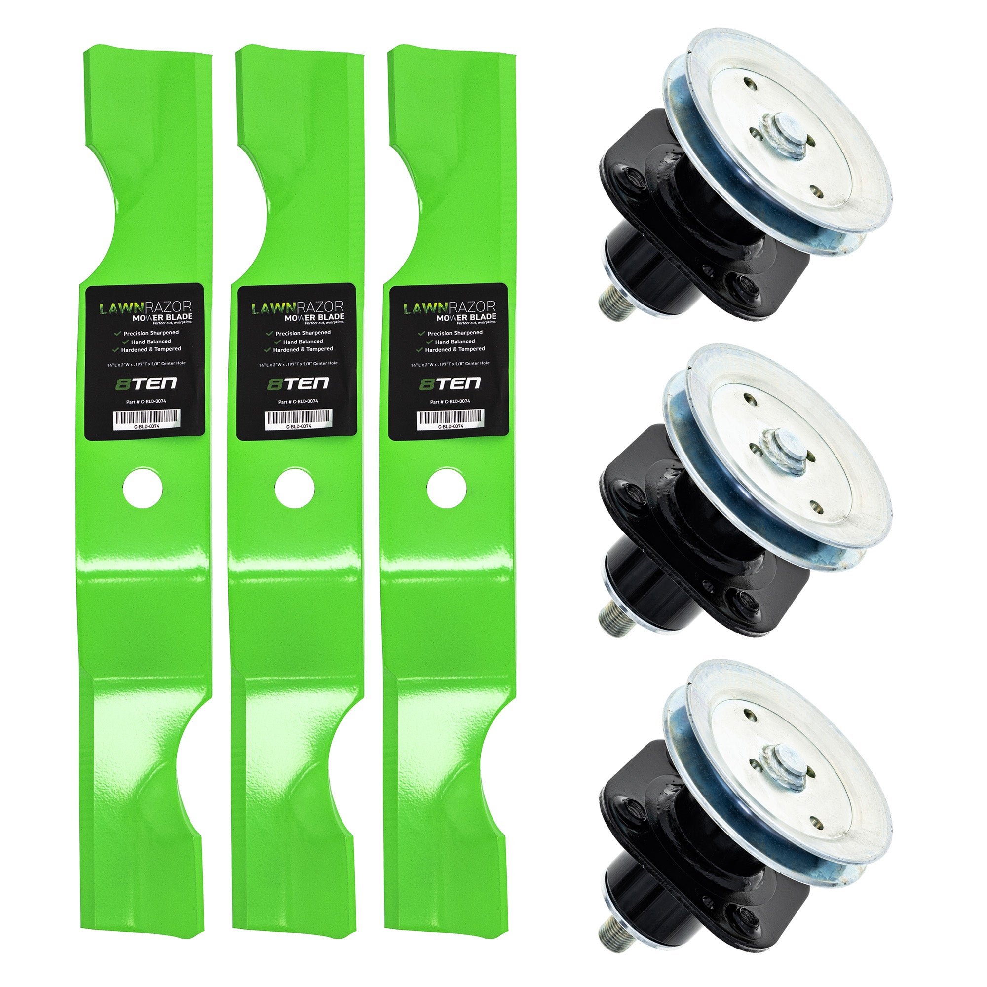 Blade Spindle Deck Kit for ZT Zoom 8TEN MK1009923
