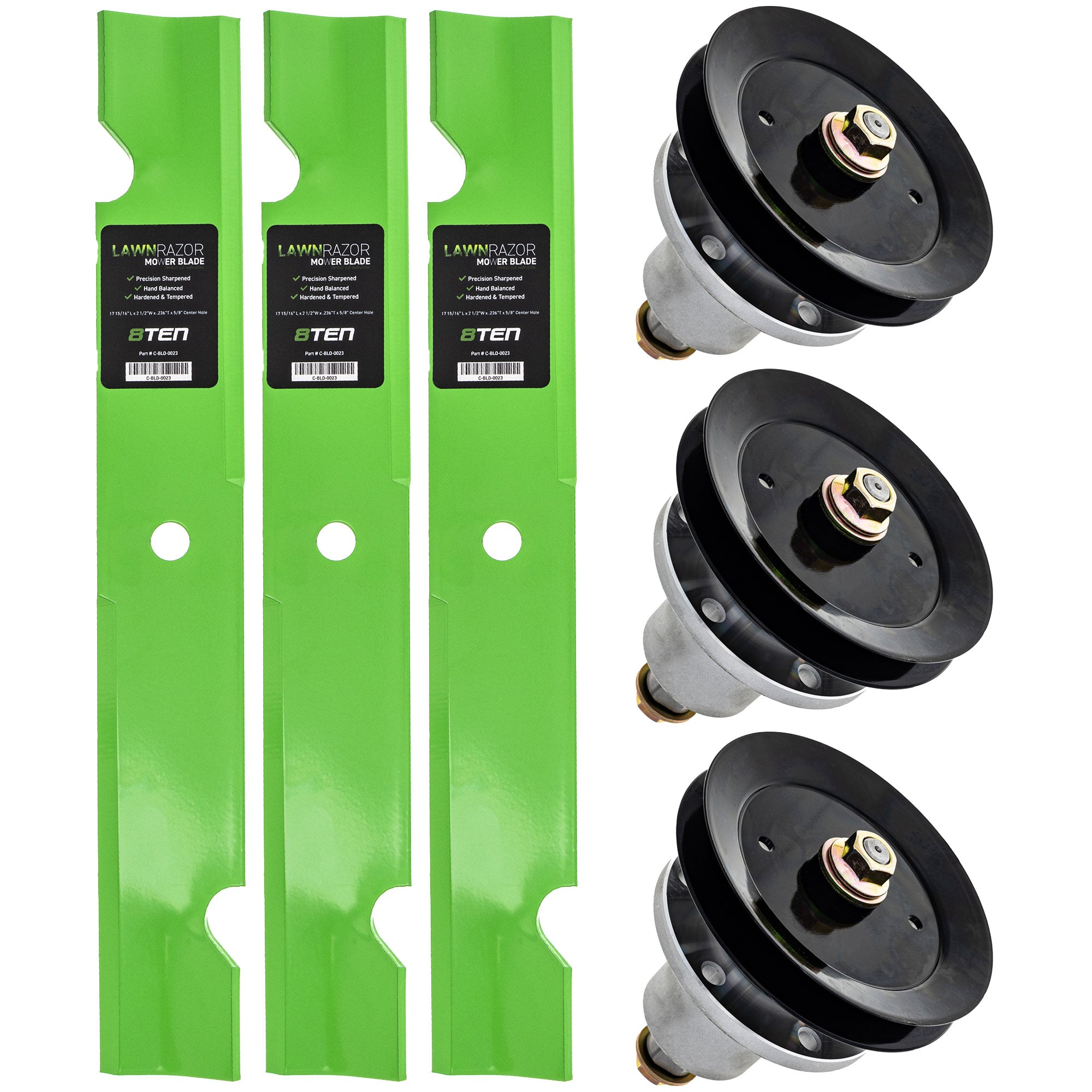 Blade Spindle Deck Kit for zOTHER Toro Exmark Stens Snapper Simplicity Scag Oregon Murray 8TEN MK1009962