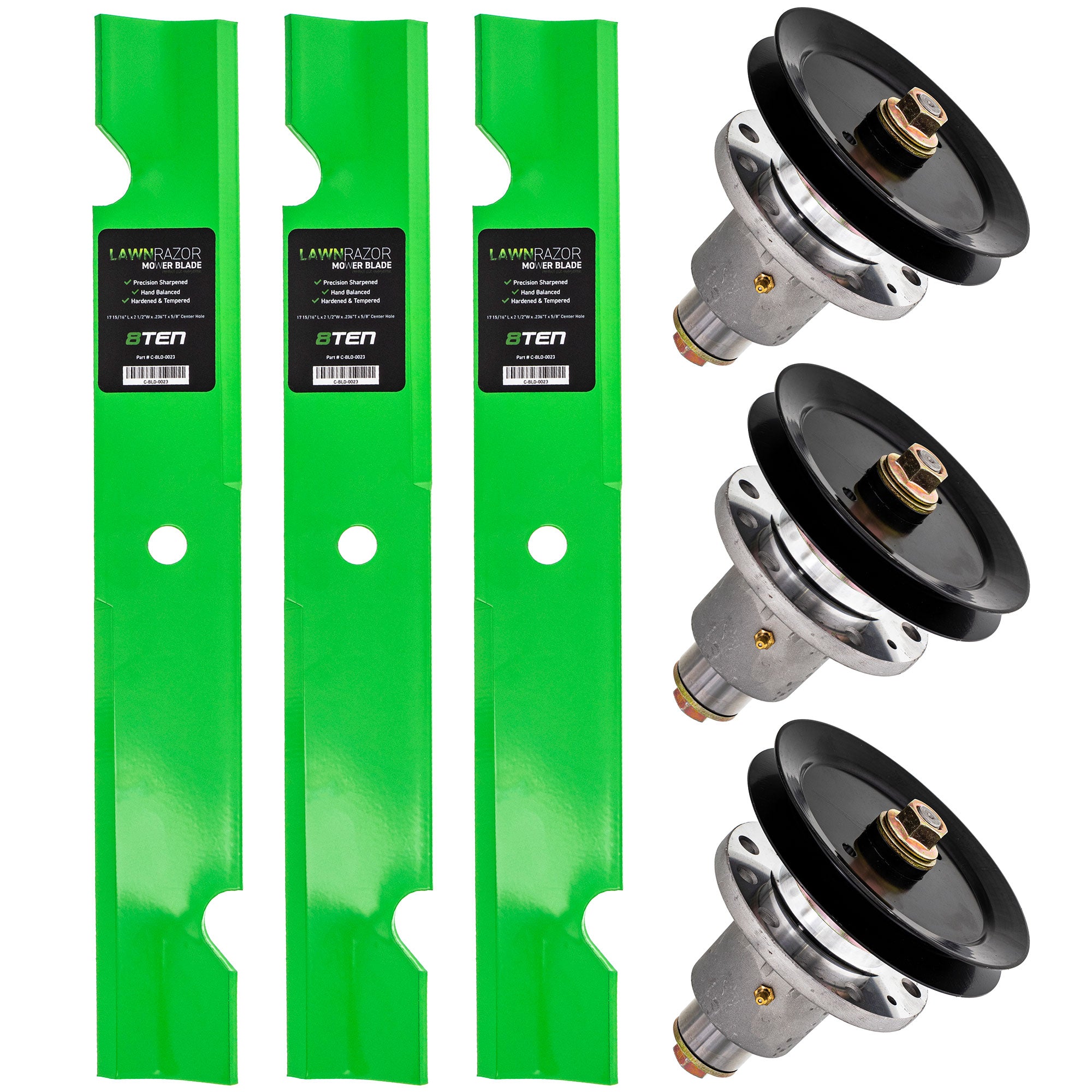 Blade Spindle Deck Kit for zOTHER Toro Exmark Stens Snapper Simplicity Scag Oregon Murray 8TEN MK1009963