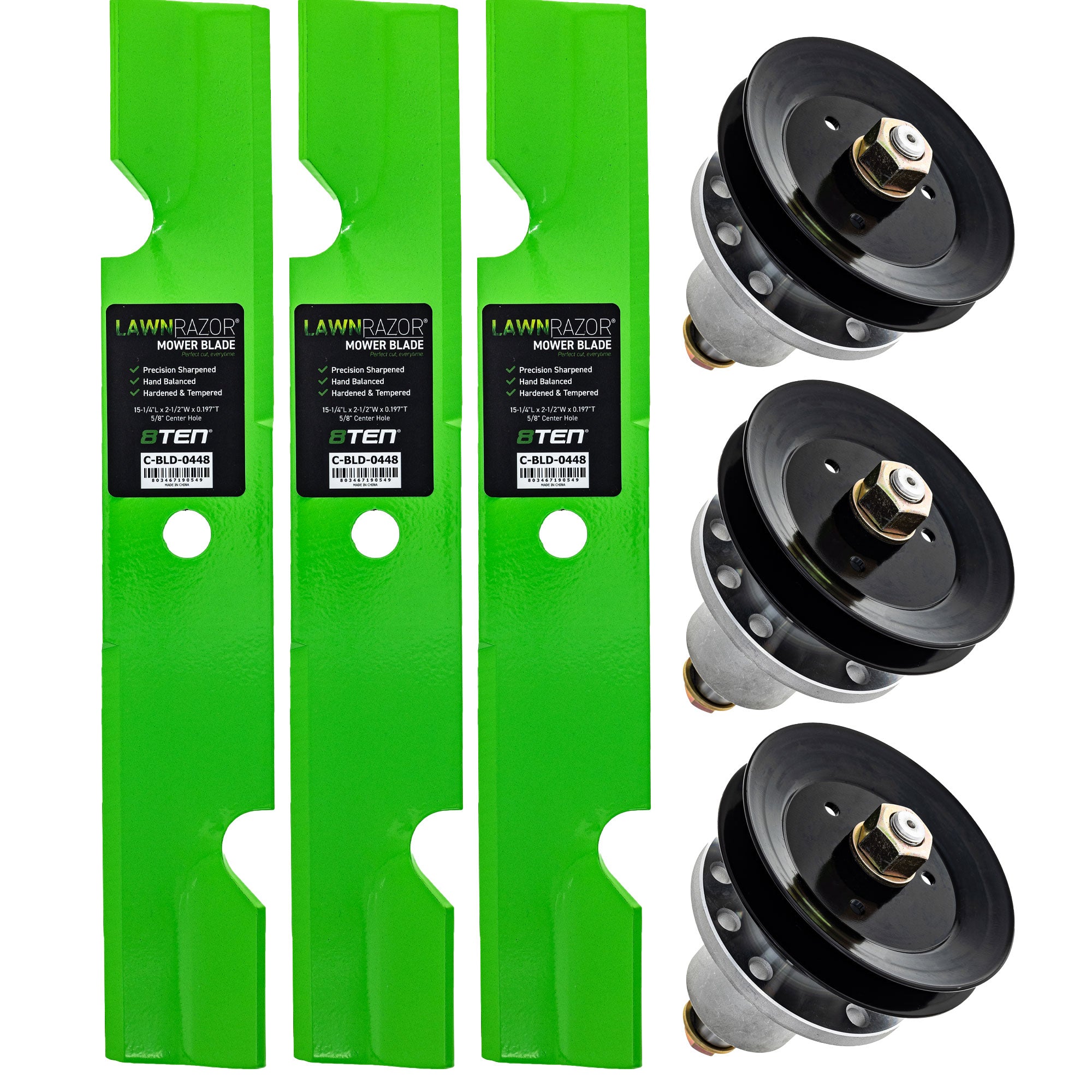 Blade Spindle Deck Kit for zOTHER Toro Exmark Stens Oregon Husqvarna Poulan Craftsman AYP 8TEN MK1009993