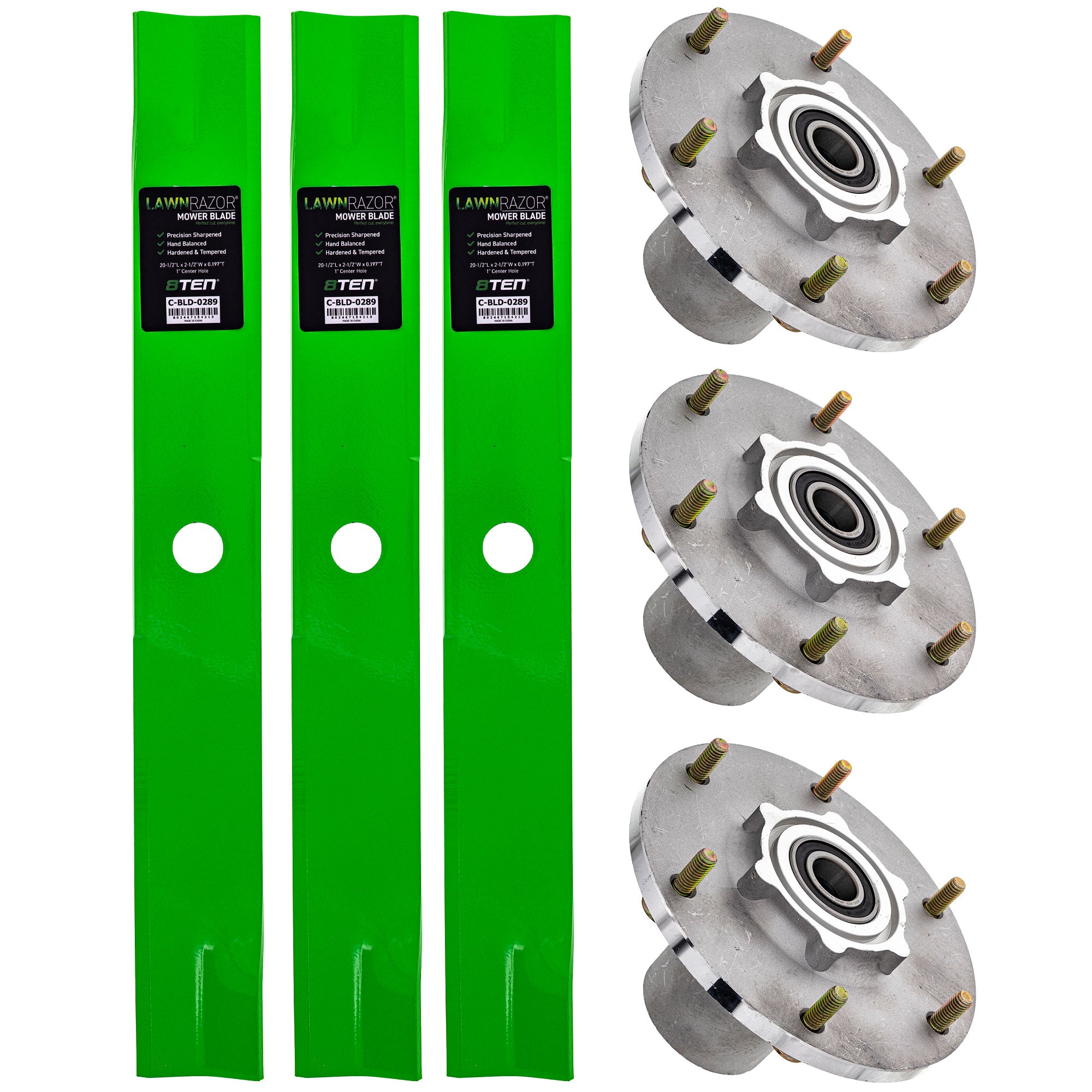 Blade Spindle Deck Kit for zOTHER Toro Exmark Snapper Simplicity Oregon Husqvarna Poulan 8TEN MK1009999