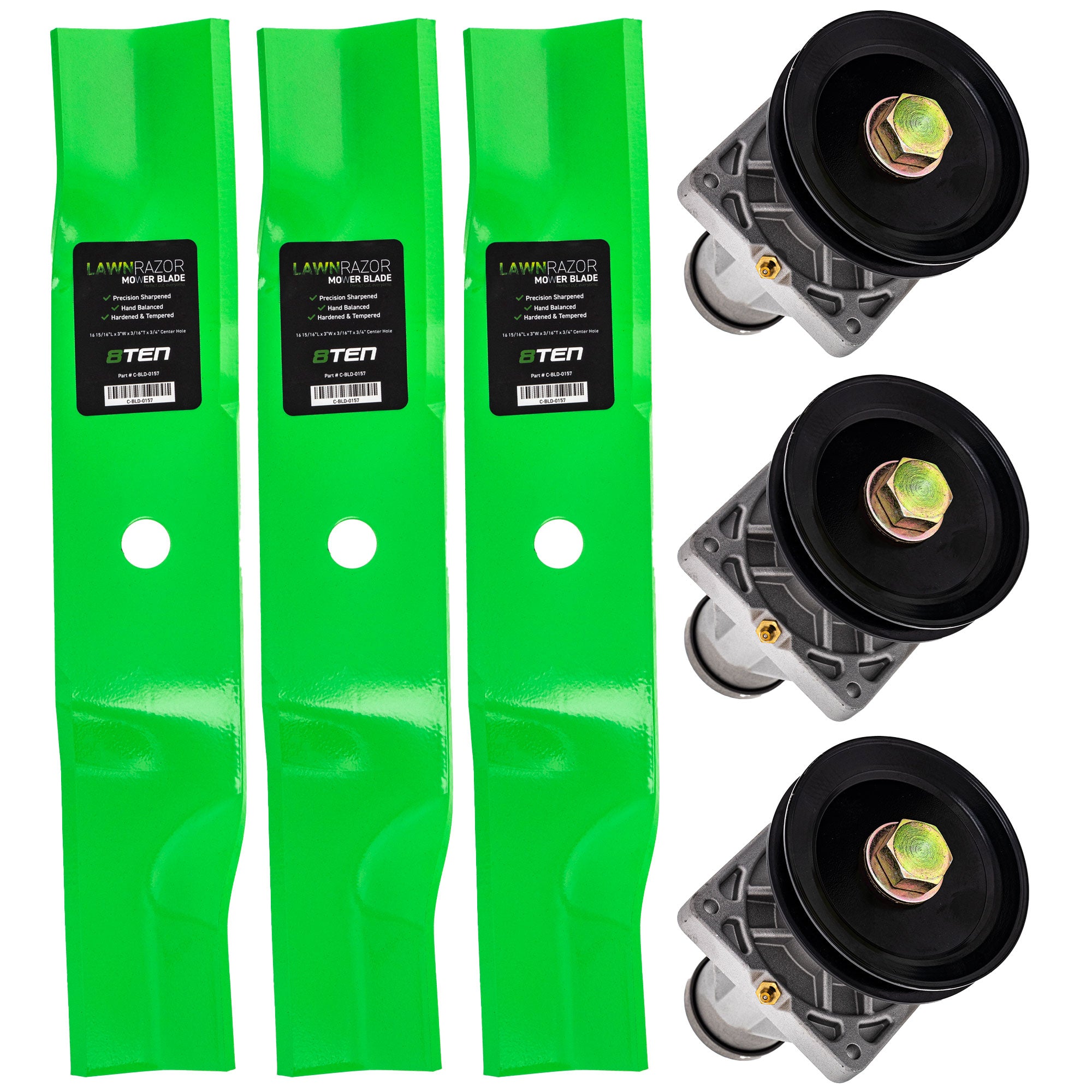 Blade Spindle Deck Kit for zOTHER Toro Exmark Stens Snapper Simplicity Oregon Husqvarna 8TEN MK1010000