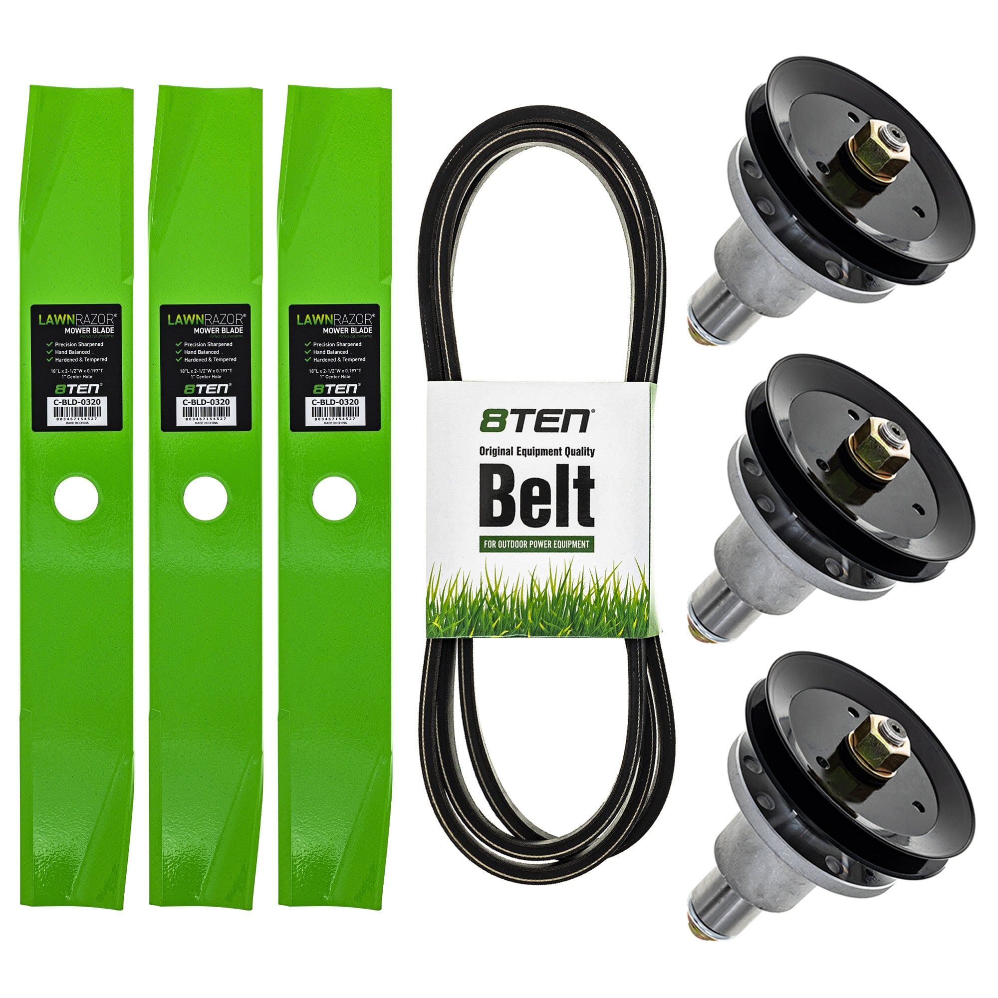 Blade Spindle Belt Deck Kit for Lazer 8TEN MK1010002