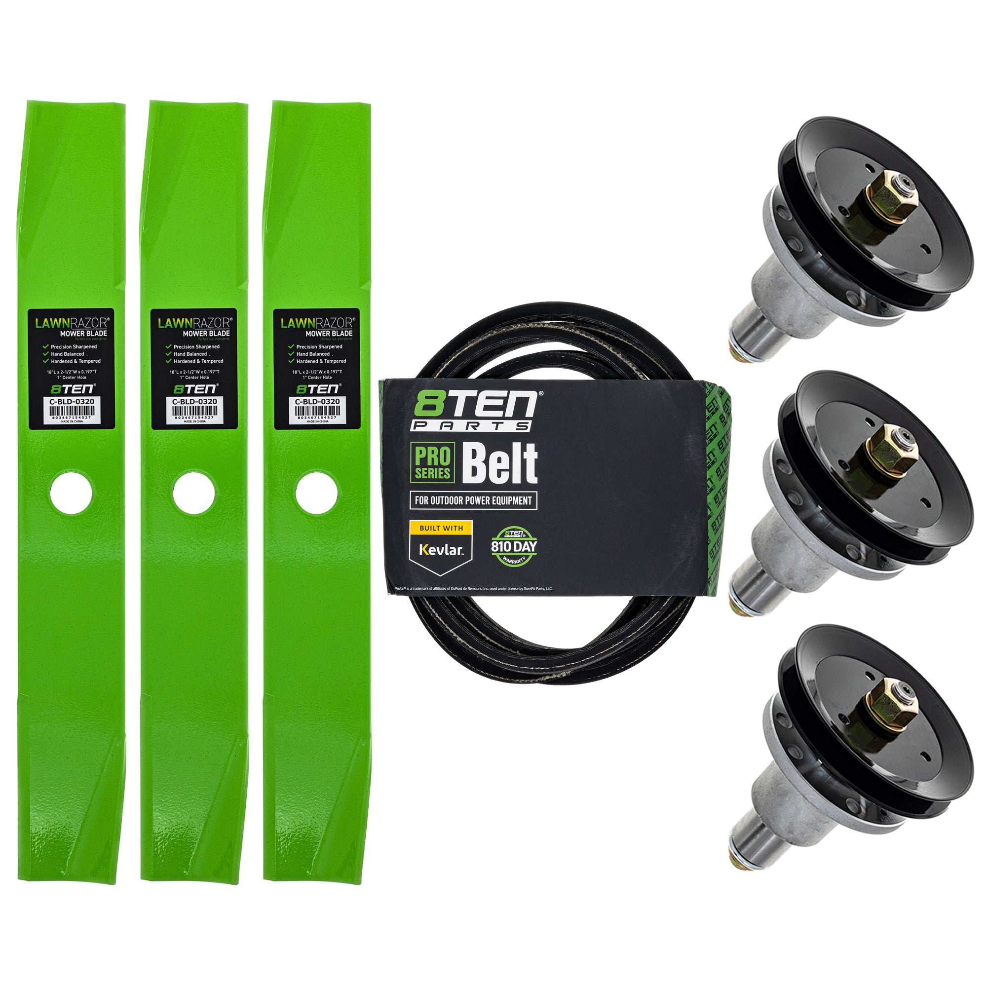 Blade Spindle Belt Deck Kit for Lazer 8TEN MK1010002