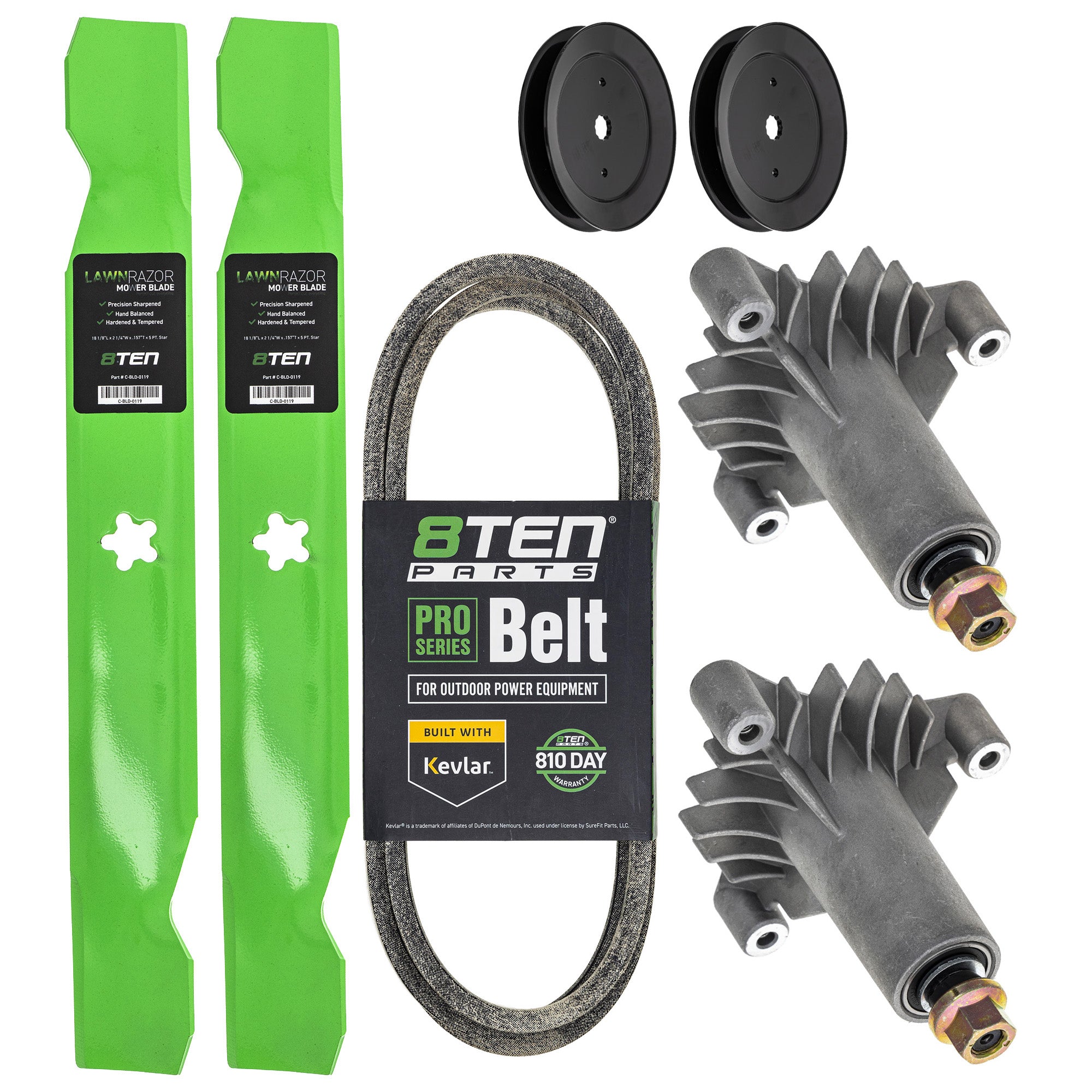 Blade Spindle Belt Pulley Deck Kit for zOTHER Toro Exmark Stens Snapper Simplicity Oregon 8TEN MK1010013