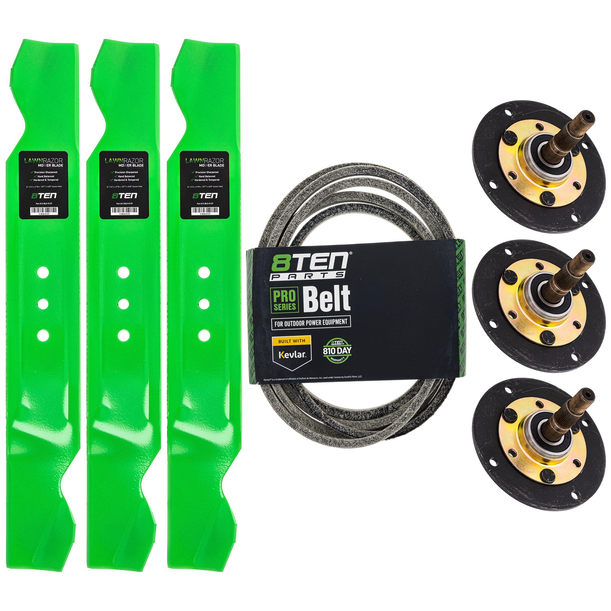 Blade Spindle Belt Deck Kit for Lazer 8TEN MK1010018