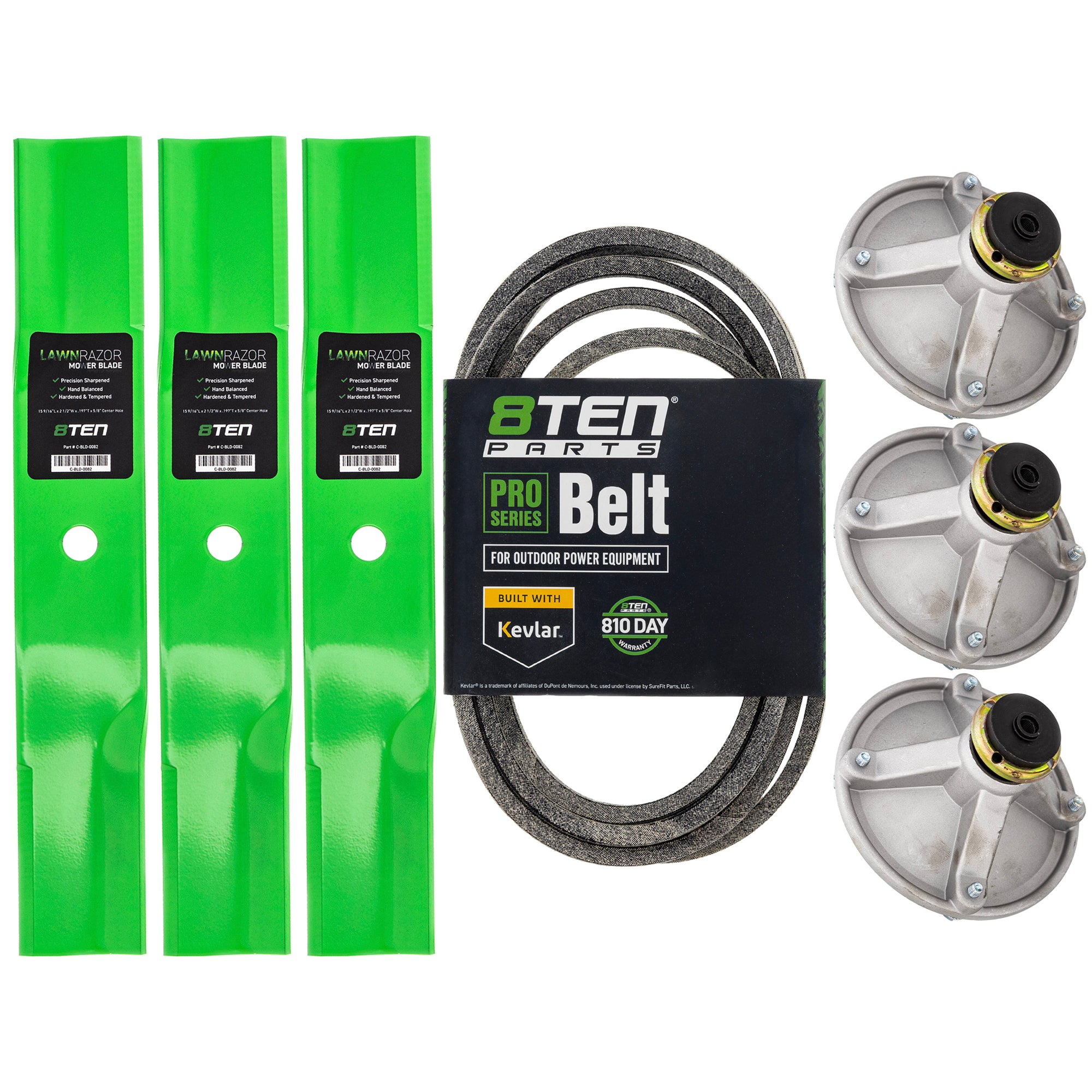Blade Spindle Belt Deck Kit for TimeCutter 8TEN MK1010044