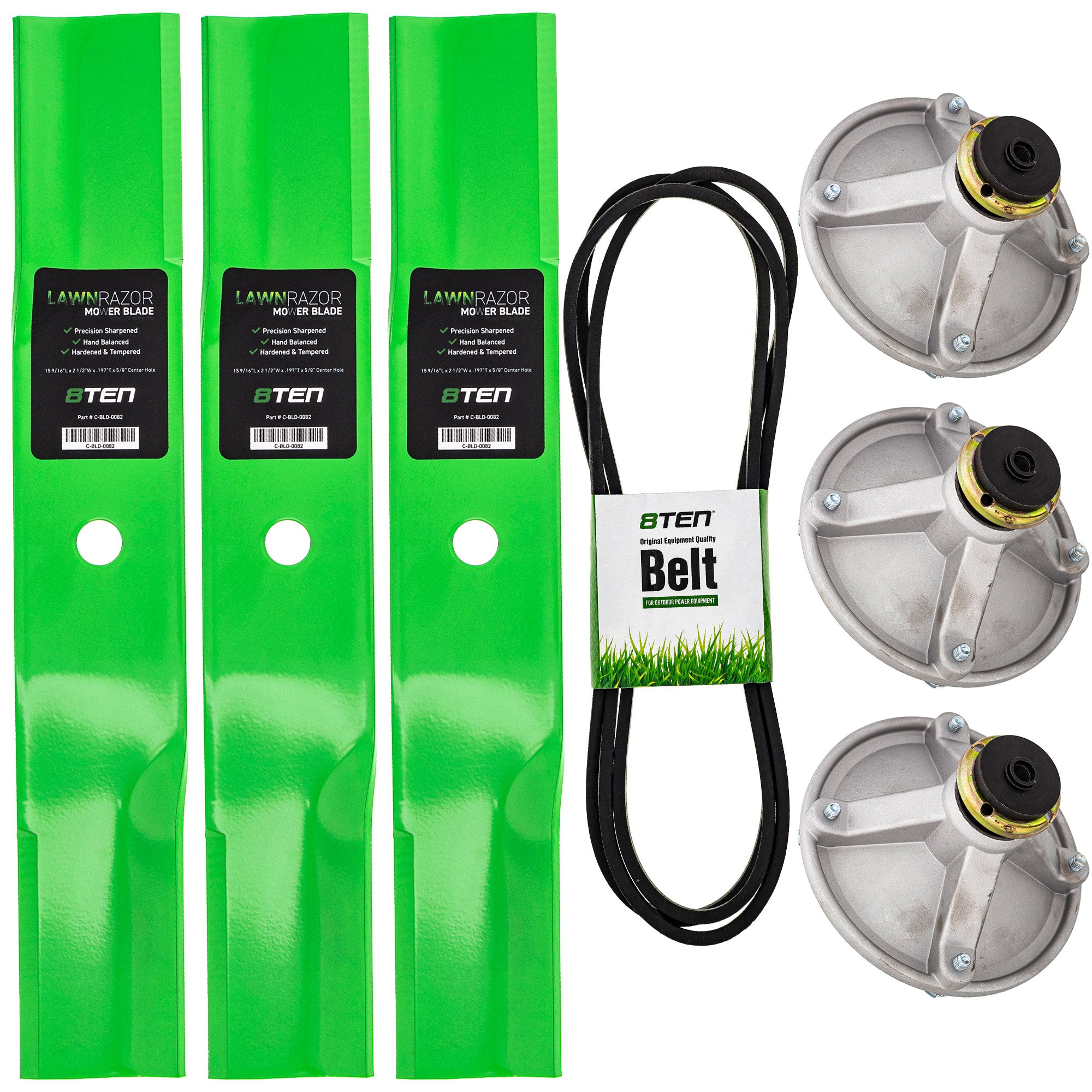 Blade Spindle Belt Deck Kit for TimeCutter 8TEN MK1010045