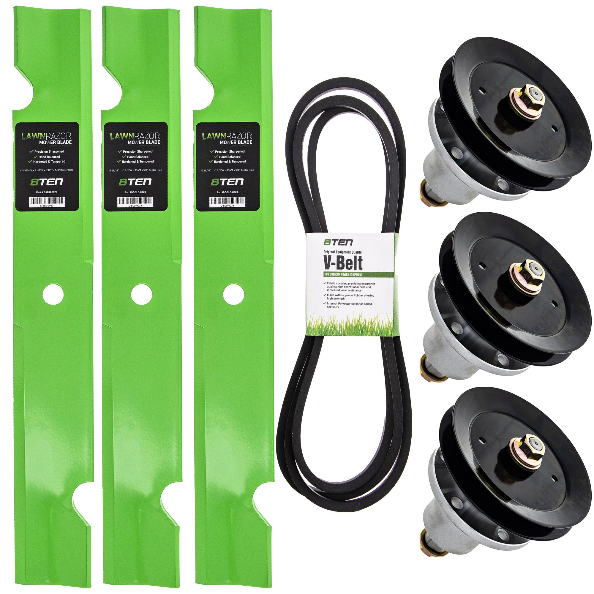 Blade Spindle Belt Deck Kit for Lazer 8TEN MK1010066