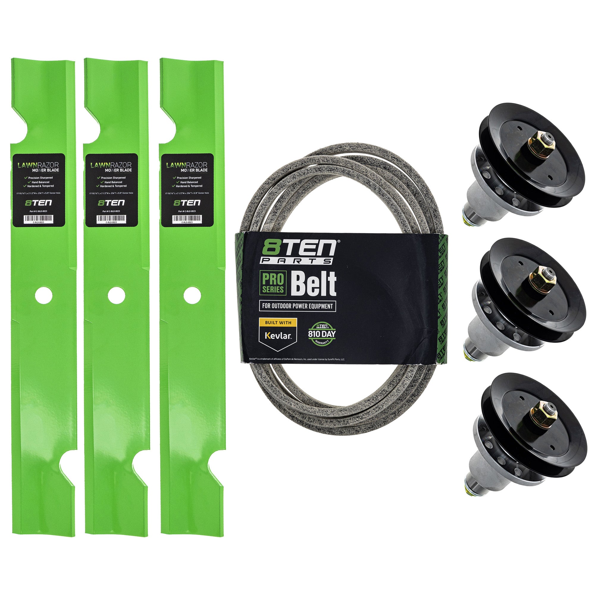 Blade Spindle Belt Deck Kit for Lazer 8TEN MK1010066