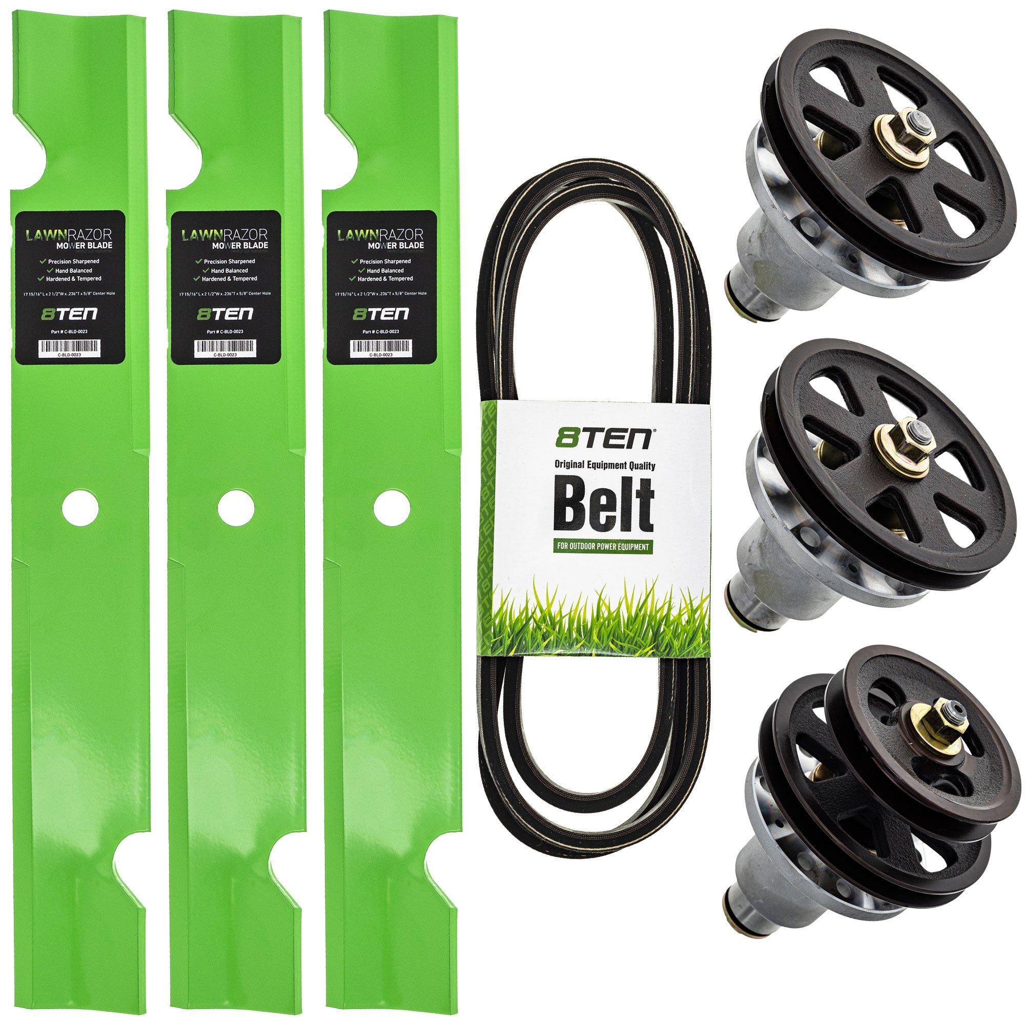 Blade Spindle Belt Deck Kit for Turf 8TEN MK1010070