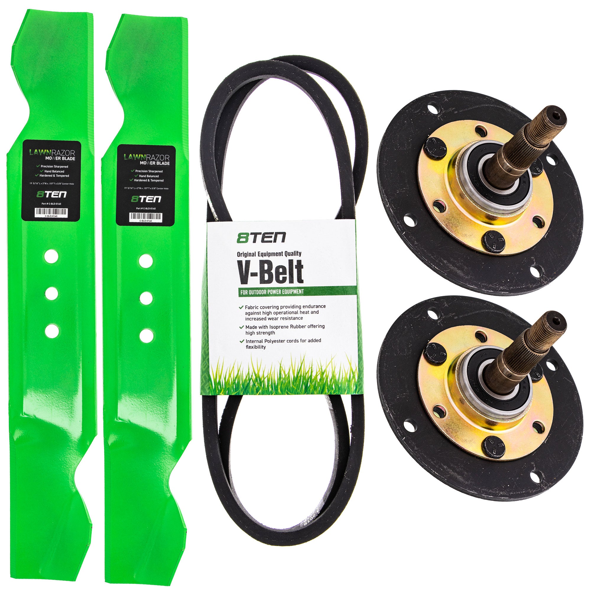 Blade Spindle Belt Deck Kit for Ward Series Pro Power 8TEN MK1010087