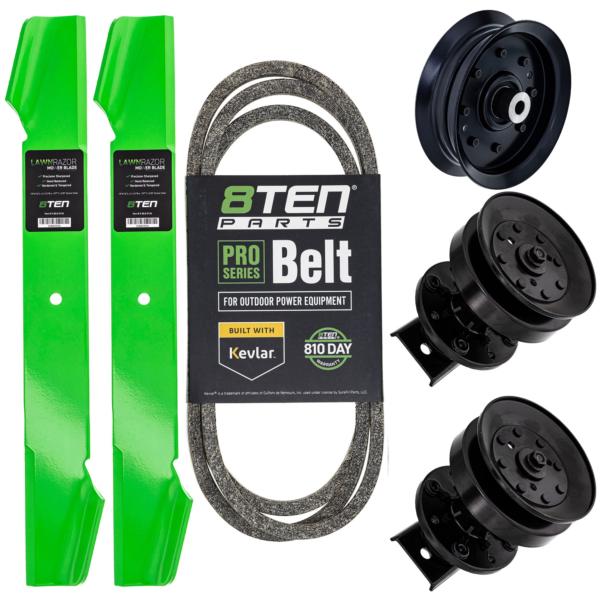 Blade Spindle Belt Idler Deck Kit for zOTHER Toro Exmark Stens Oregon Husqvarna Poulan 8TEN MK1010127