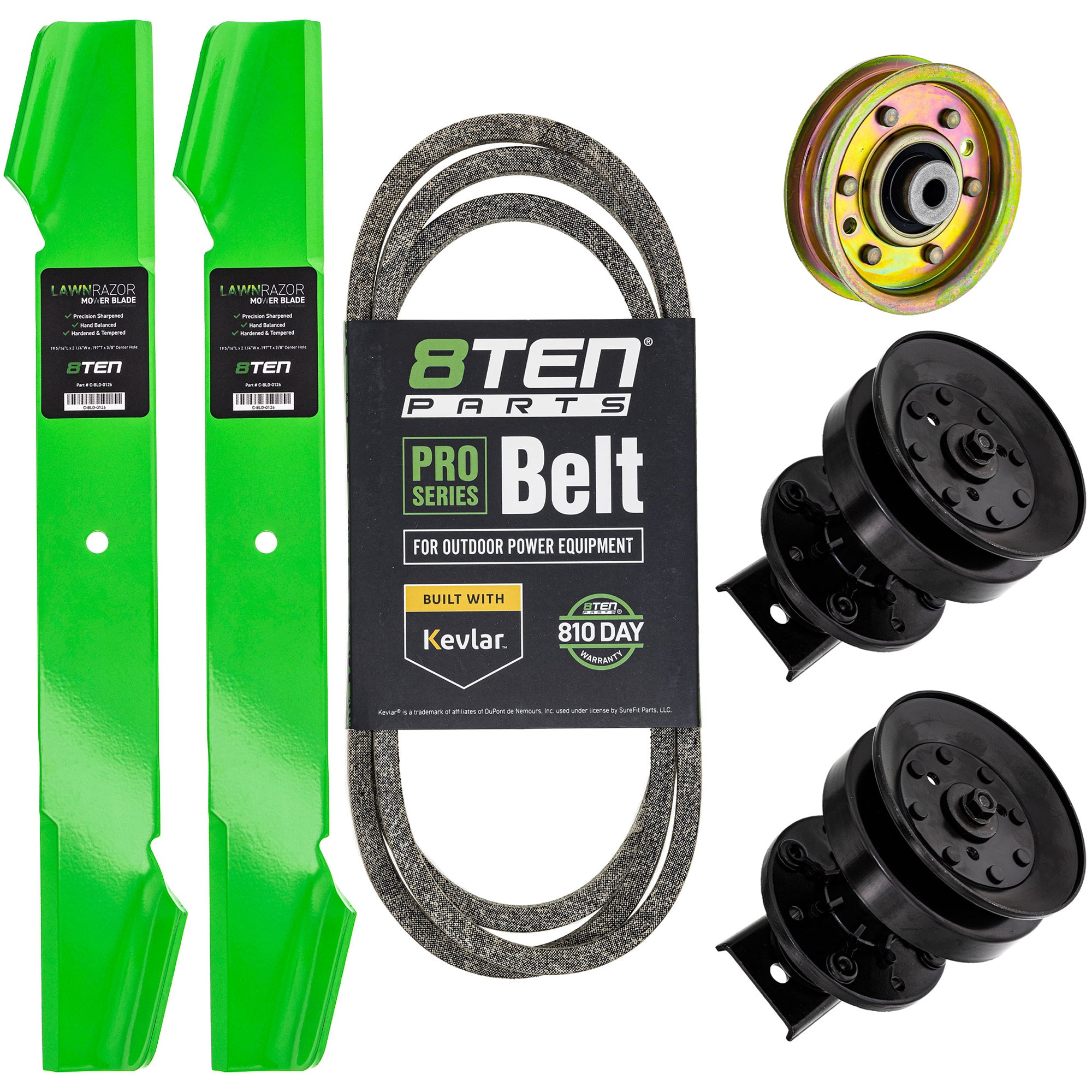 Blade Spindle Belt Idler Deck Kit for zOTHER Toro Exmark Stens Oregon YTH120AR YT140H 8TEN MK1010128