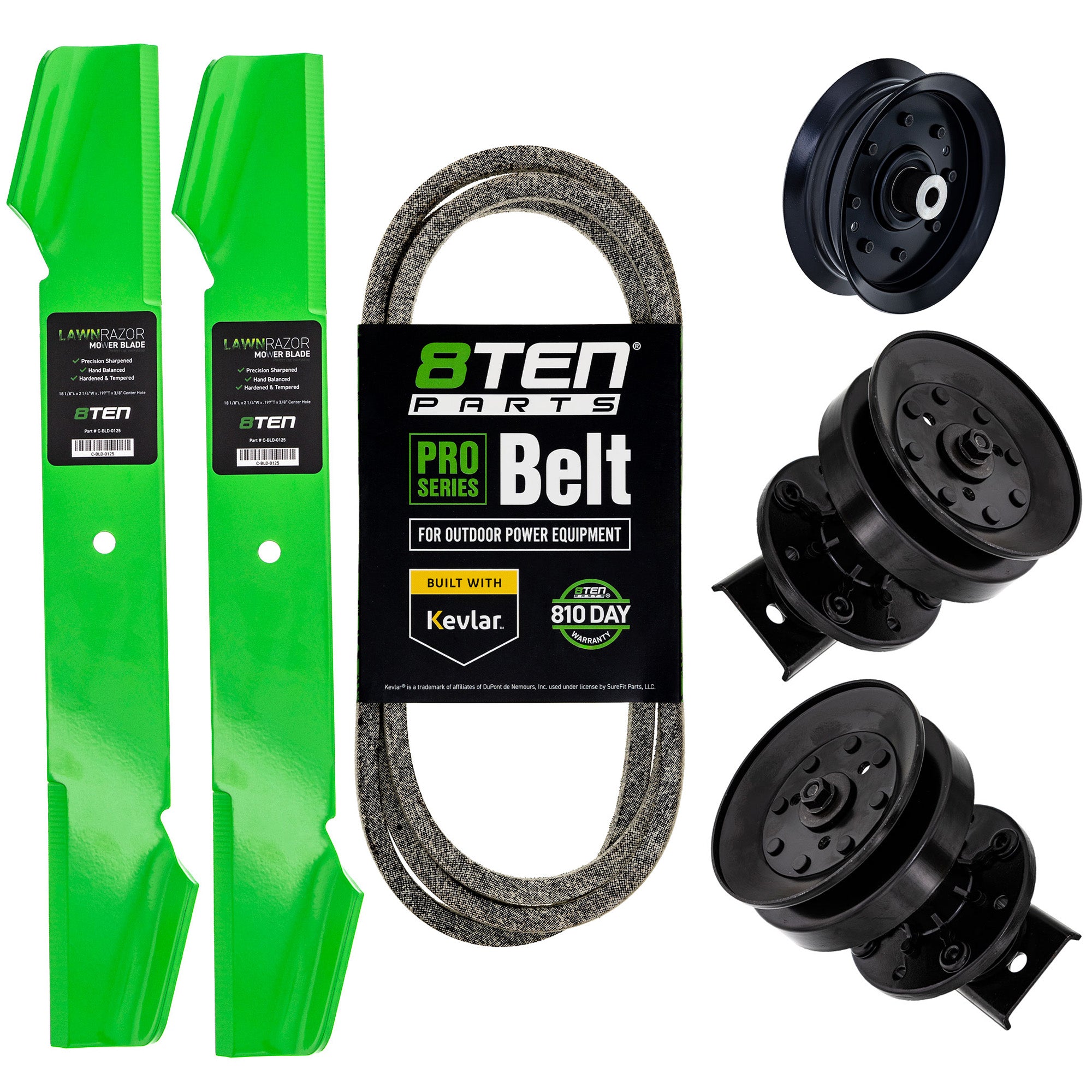 Blade Spindle Belt Idler Deck Kit for zOTHER Toro Exmark Stens Oregon YPLR120BR X1236A 8TEN MK1010129