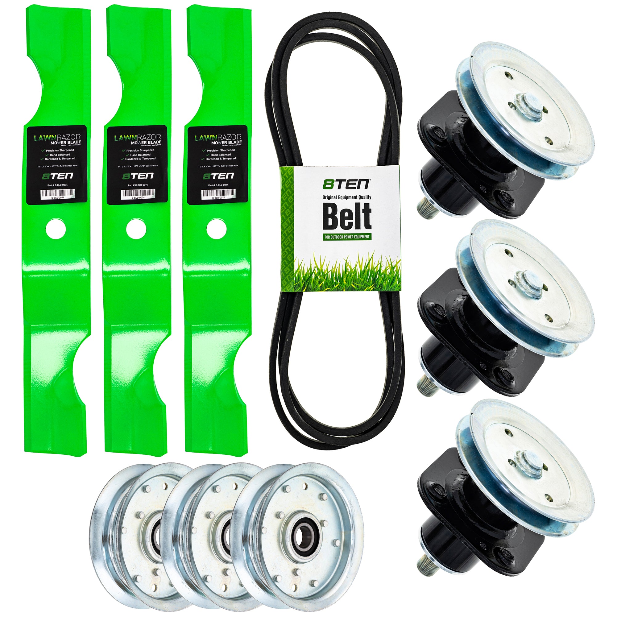 Blade Spindle Belt Idler Deck Kit for ZT Zoom 8TEN MK1010138