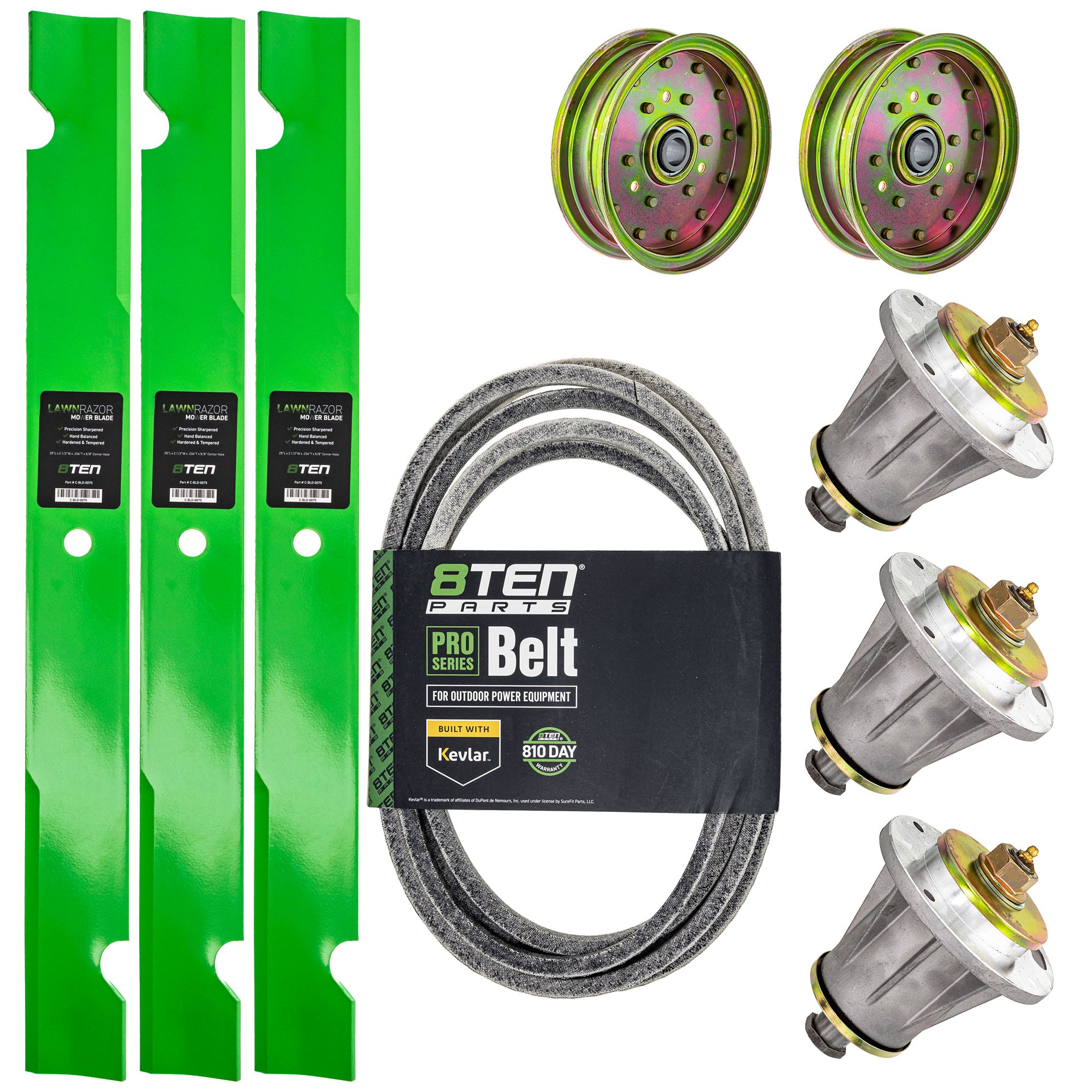 Blade Spindle Belt Idler Deck Kit for zOTHER Stens Oregon MTD Cub Cadet Troy-Bilt 8TEN MK1010143