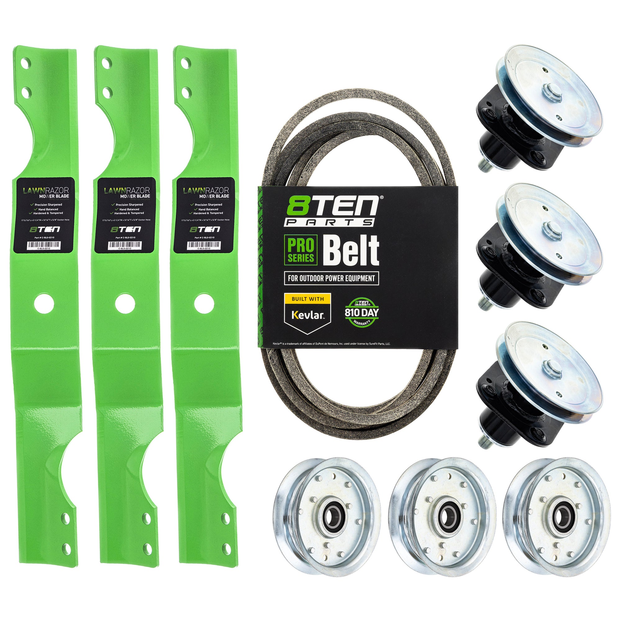 Deck Rebuild Kit for Toro Exmark Stens Oregon MTD Cub Cadet Troy-Bilt ZT Zoom 8TEN MK1010166