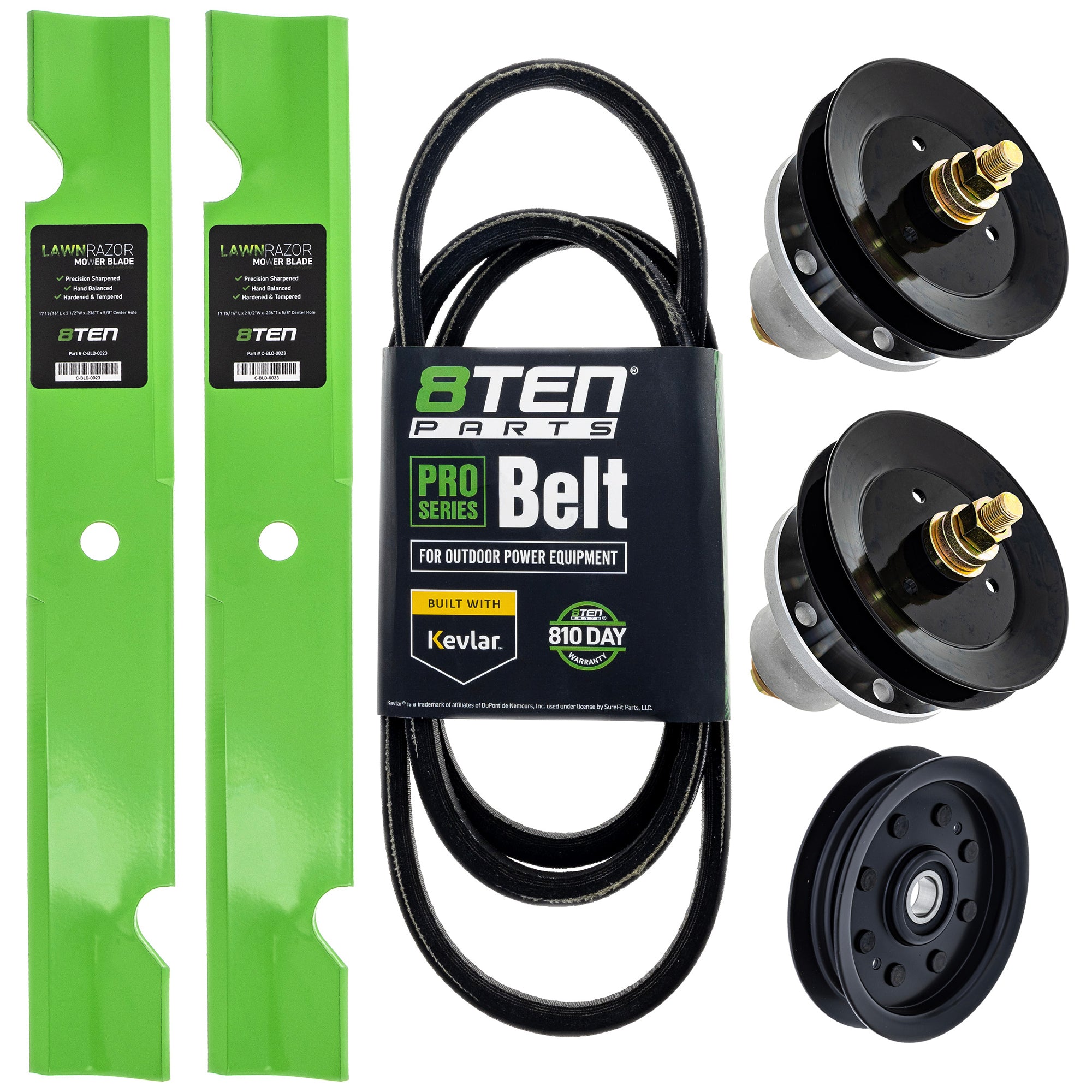 Blade Spindle Belt Idler Deck Kit for zOTHER Toro Exmark Stens Oregon MTD Cub Cadet 8TEN MK1010185
