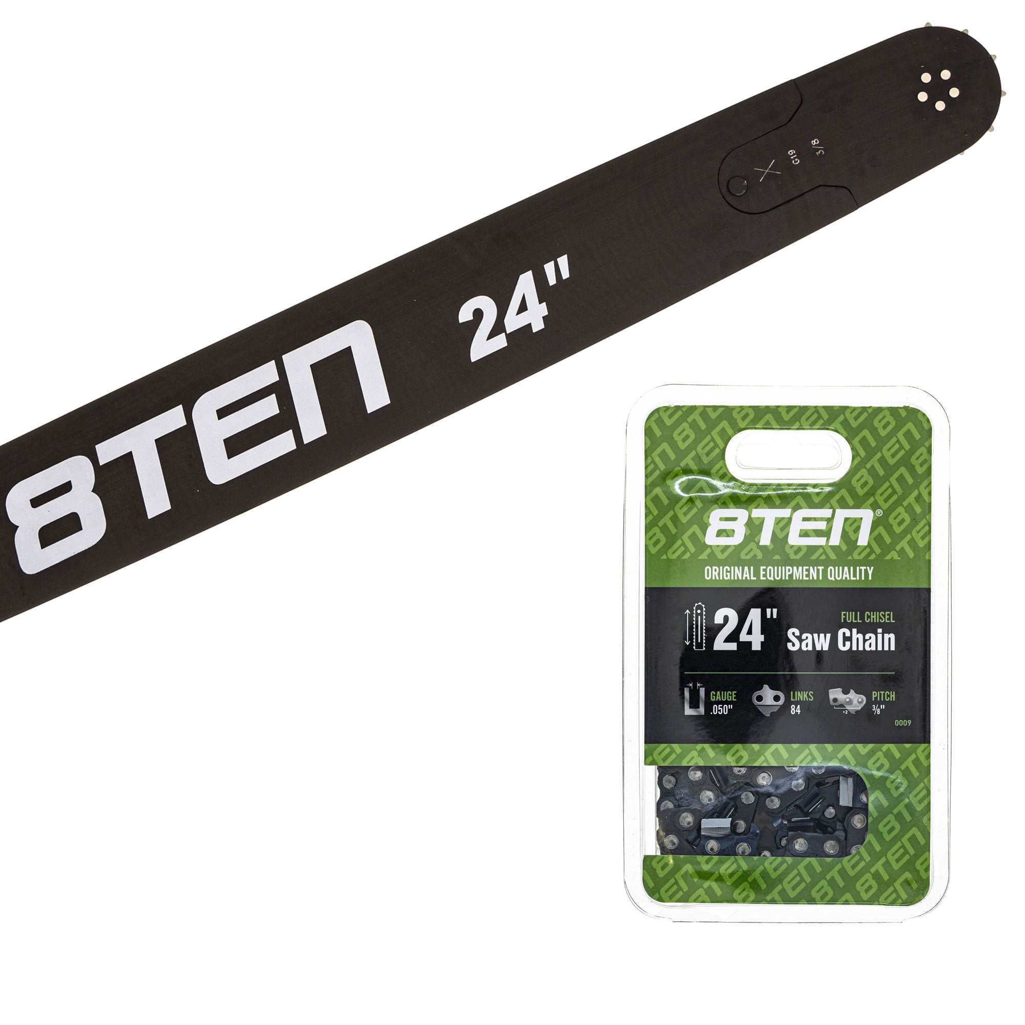 Chainsaw Bar & Chain Set 24 Inch for MSE MS 30 064 8TEN MK1010230