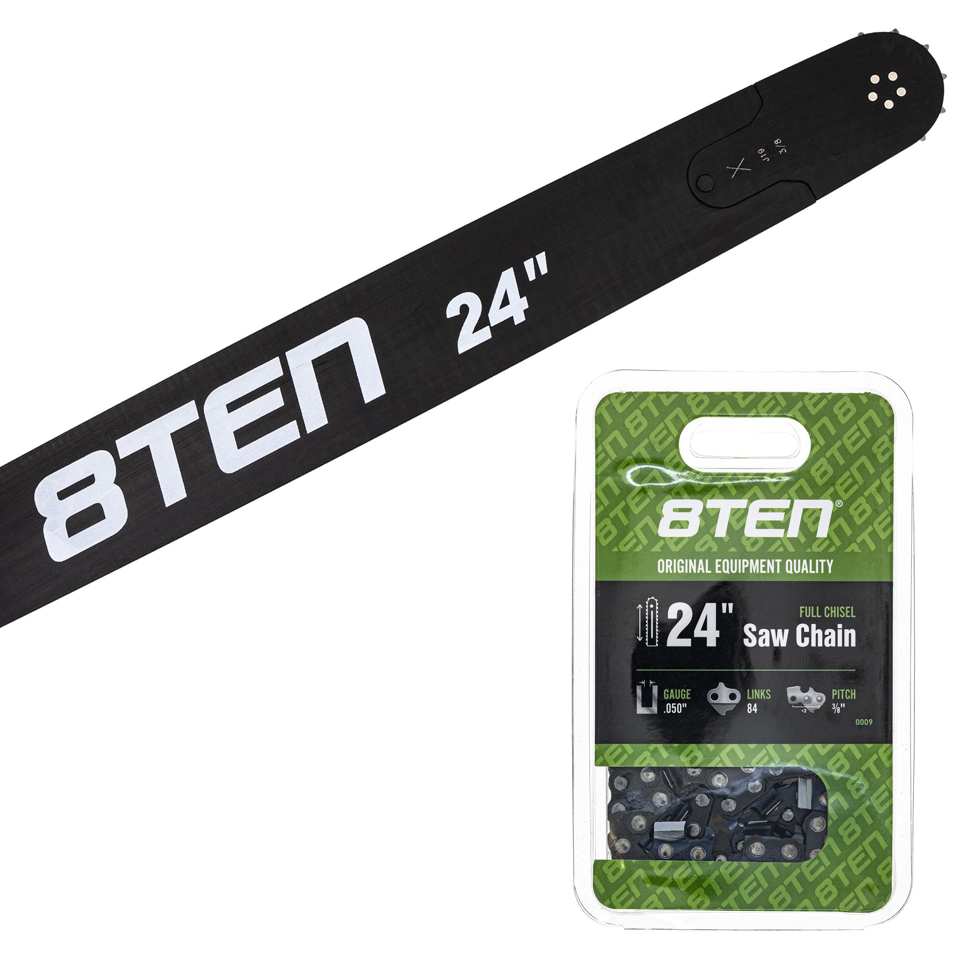 Chainsaw Bar & Chain Set 24 Inch for MT DCS9010FL DCS9000 DCS7901 8TEN MK1010231