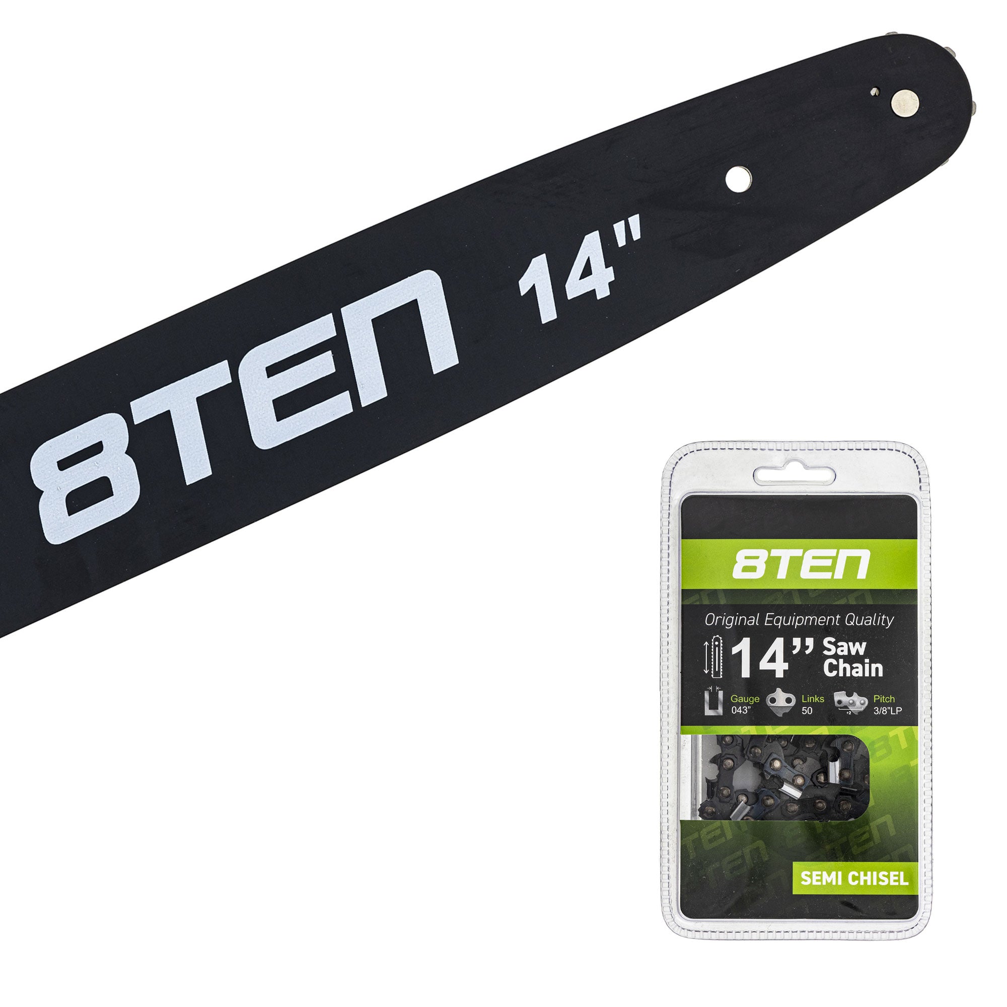 Chainsaw Bar & Chain Set 14 Inch for MS HT 020 019 8TEN MK1010234