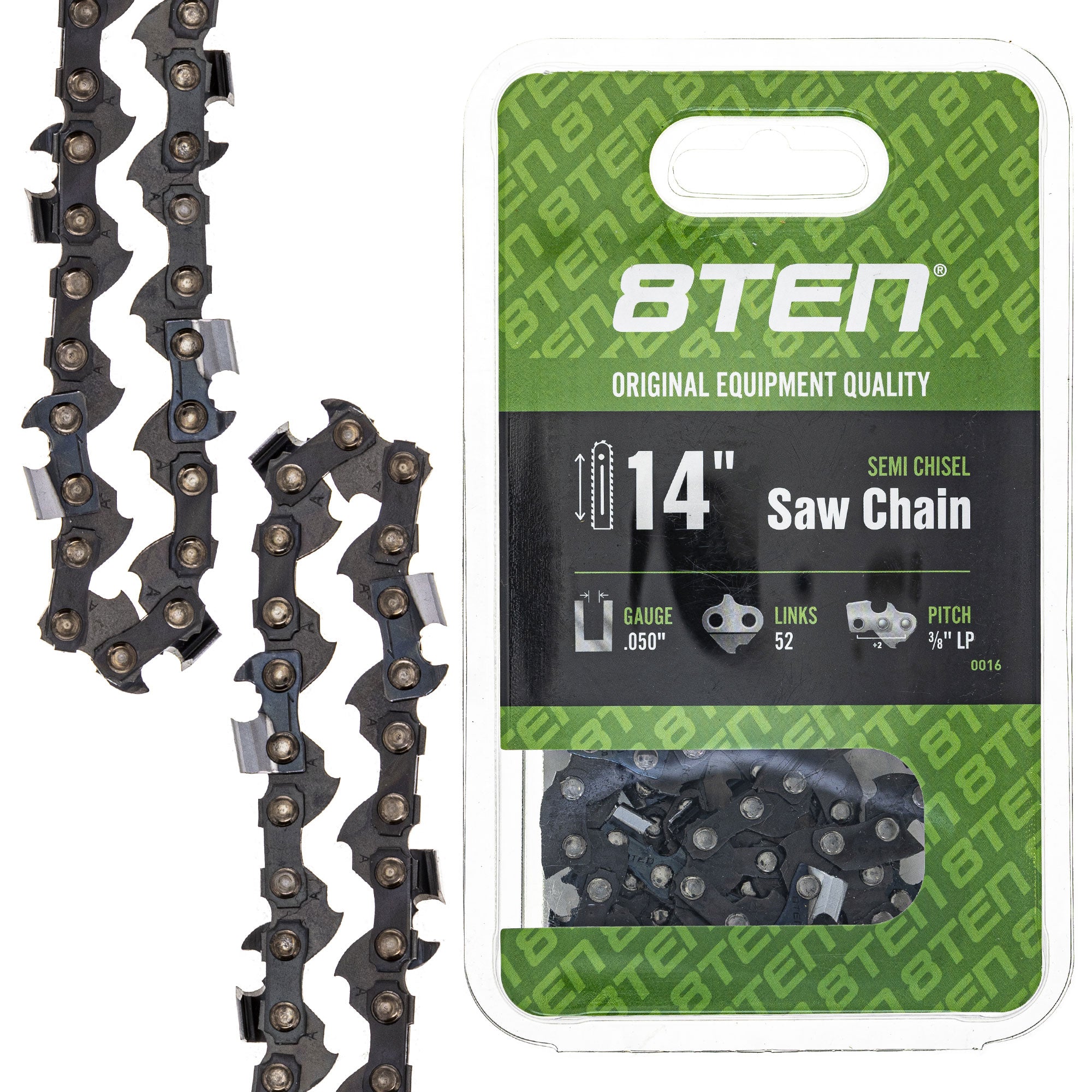 8TEN MK1010235 Guide Bar & Chain for Pro P3816 P3416 P3314