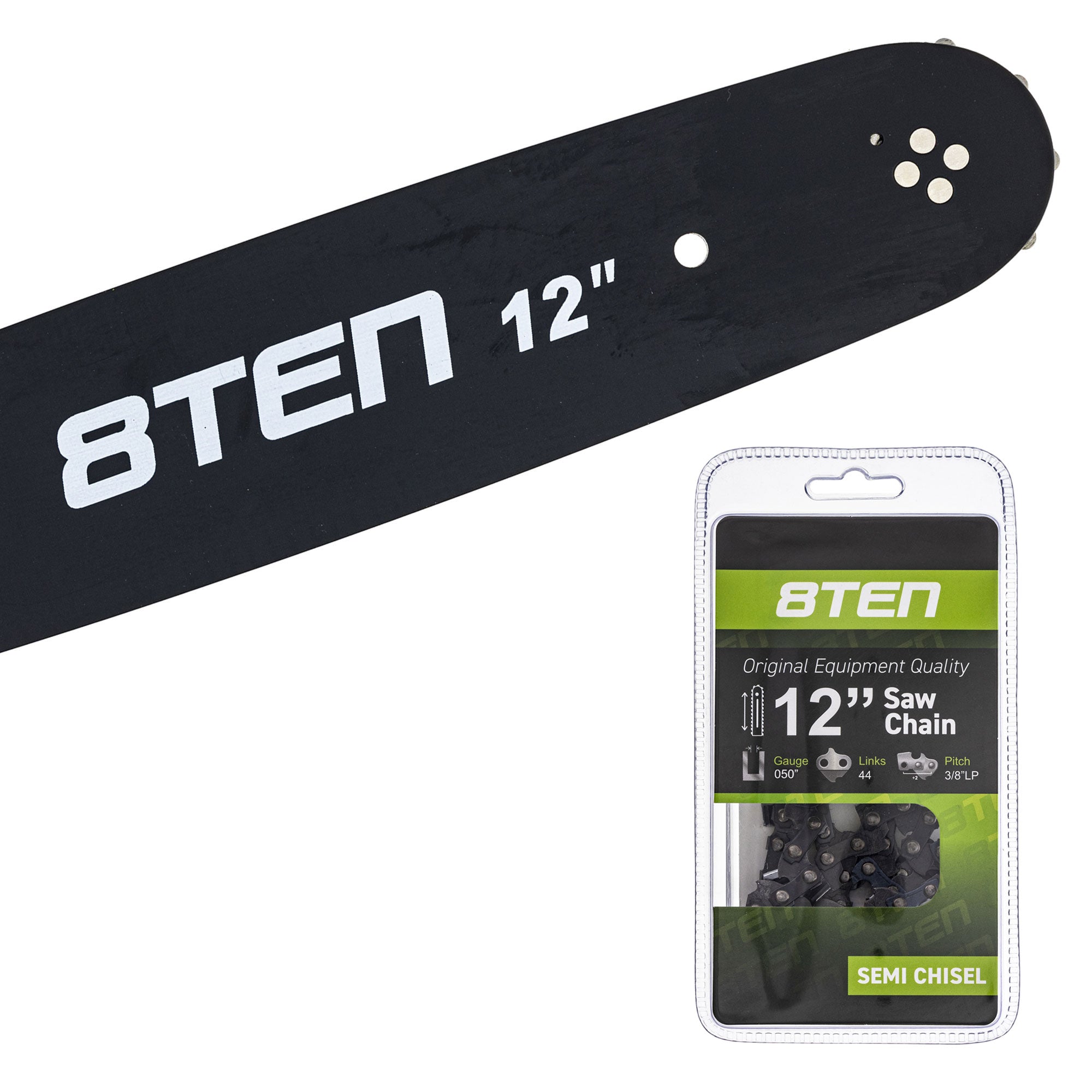 Chainsaw Bar & Chain Set 12 Inch for MS HT E 021 8TEN MK1010236