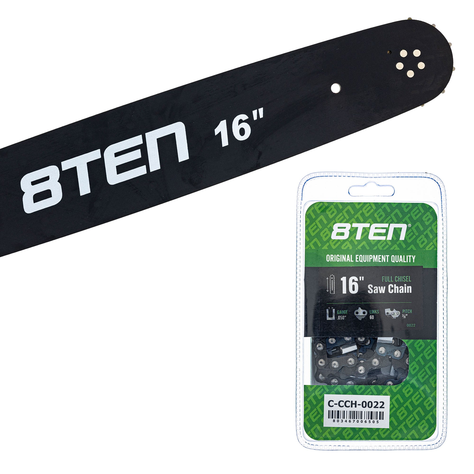 Chainsaw Bar & Chain Set 16 Inch for MS 066 064 056 8TEN MK1010238